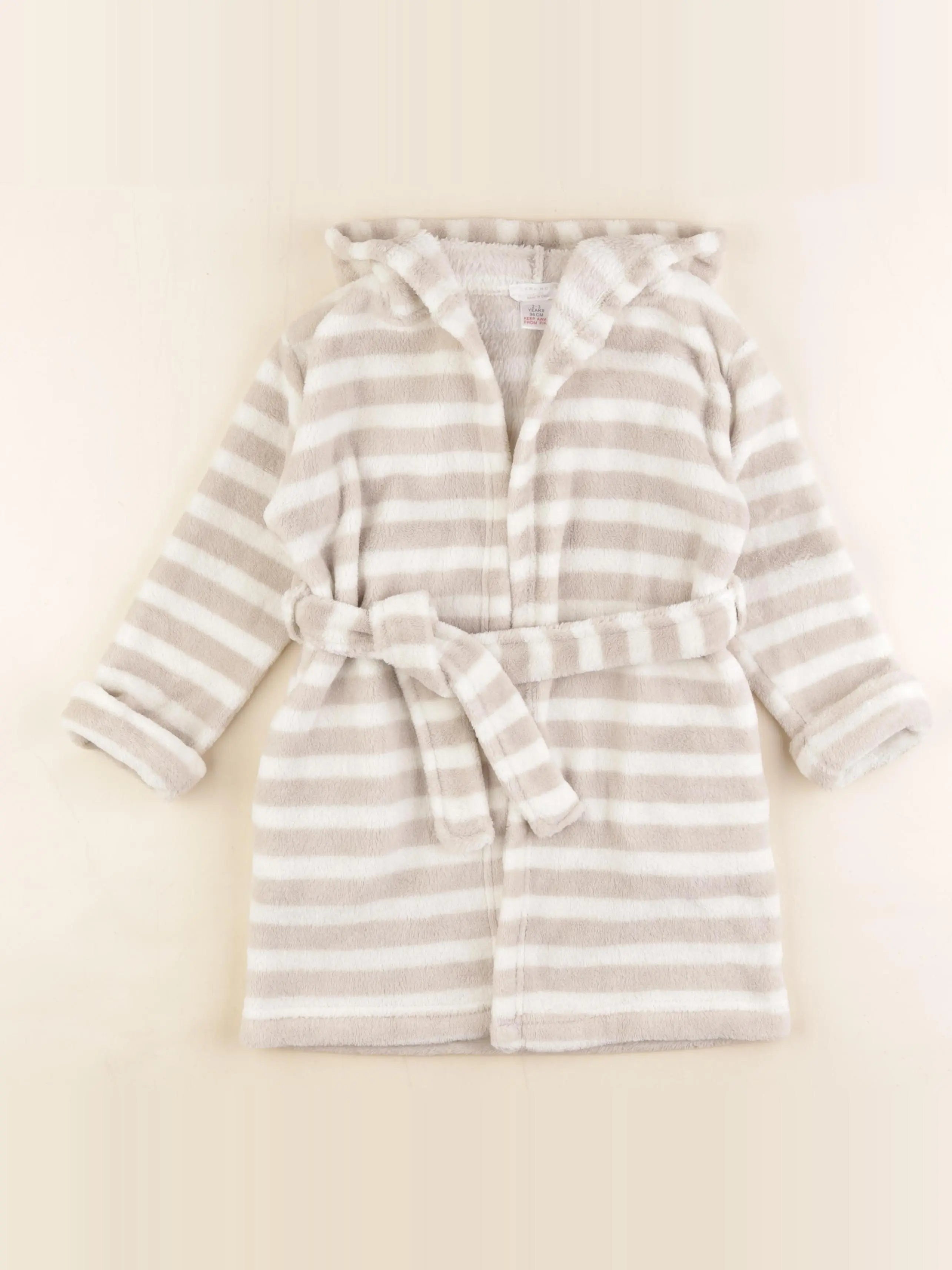 Zara - robe de chambre beige - 2/3 ans