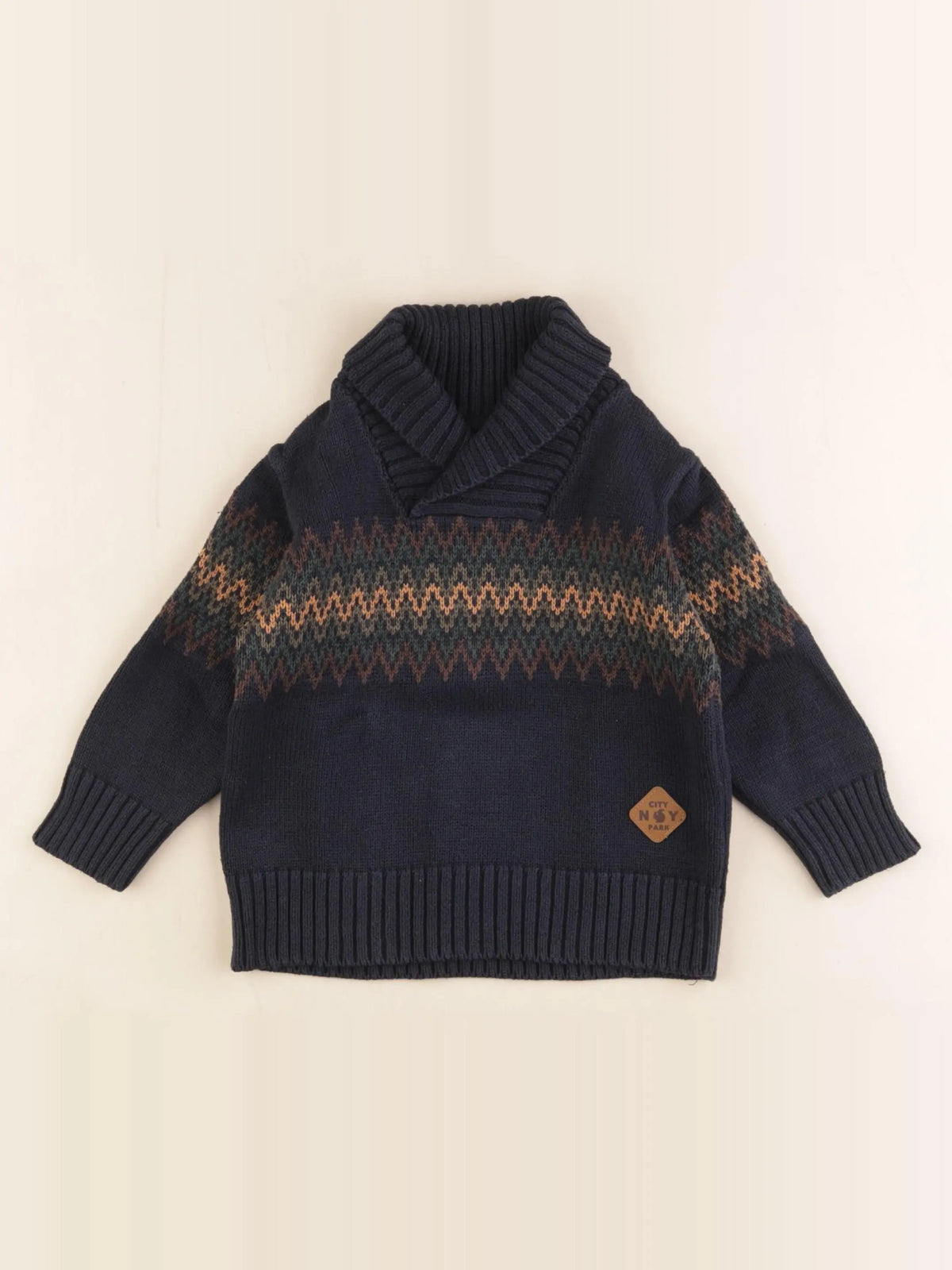 Vertbaudet - pull bleu - 3 ans
