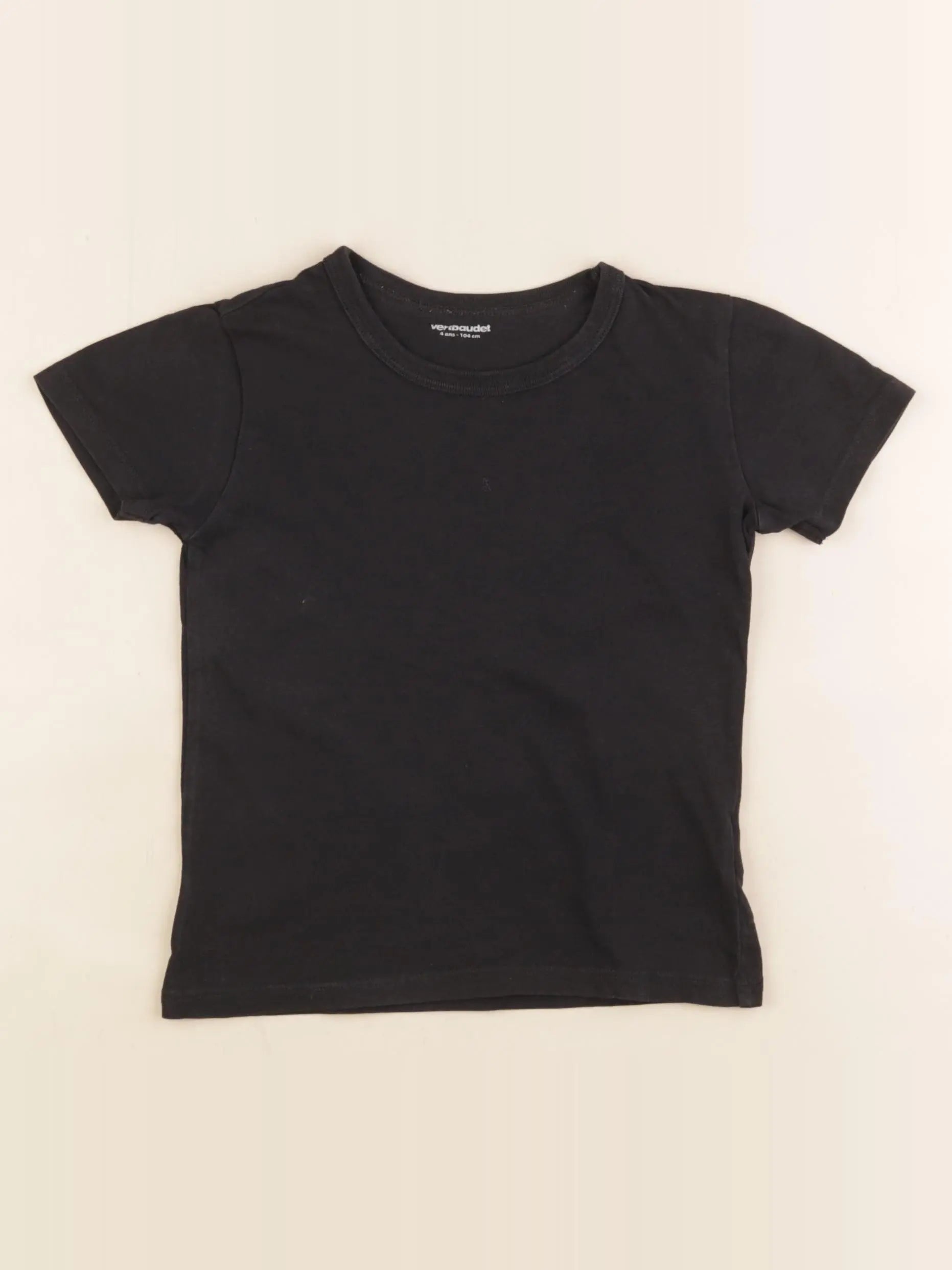 Vertbaudet - maillot de corps noir - 4 ans