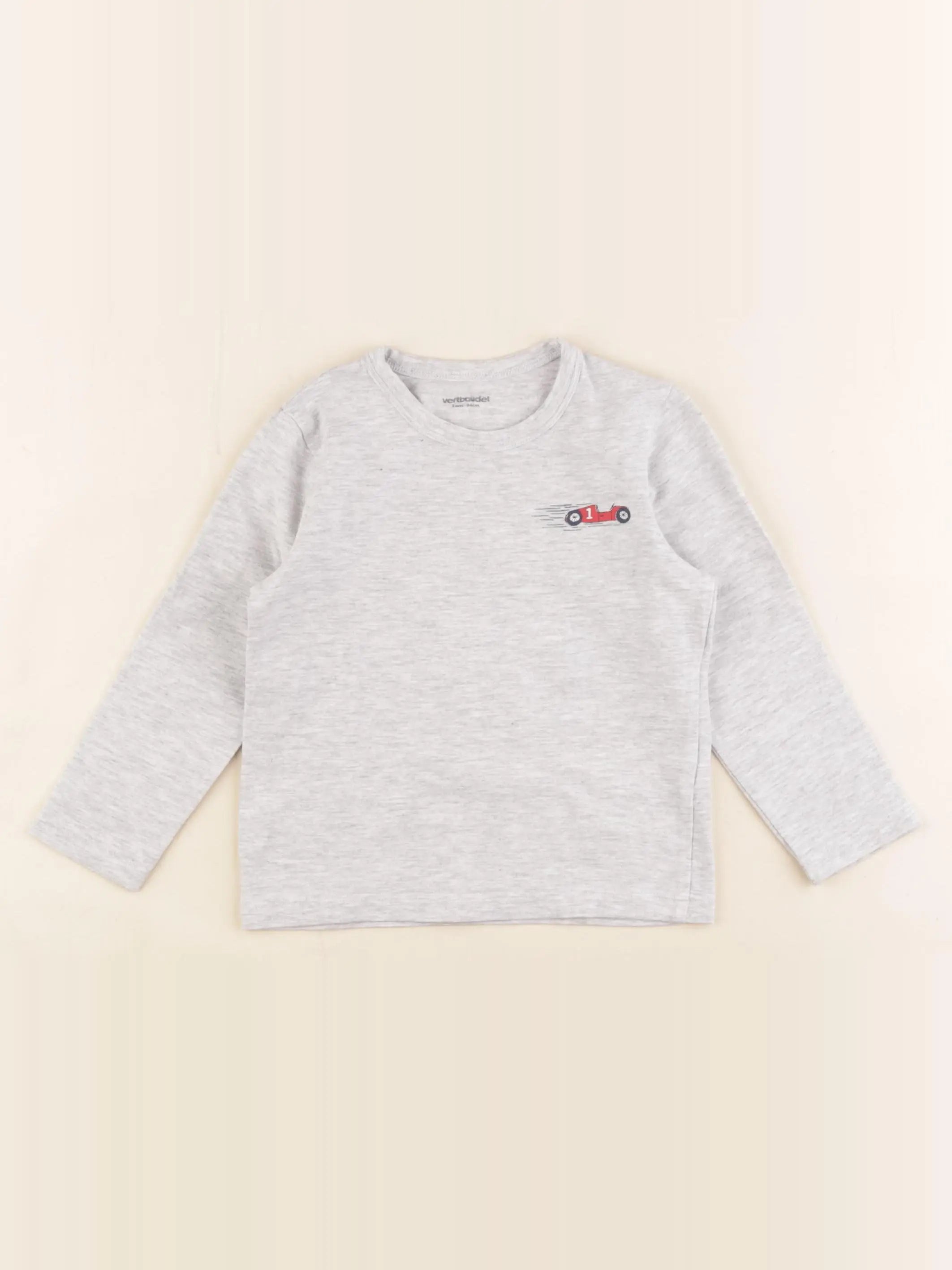 Vertbaudet - maillot de corps gris - 3 ans