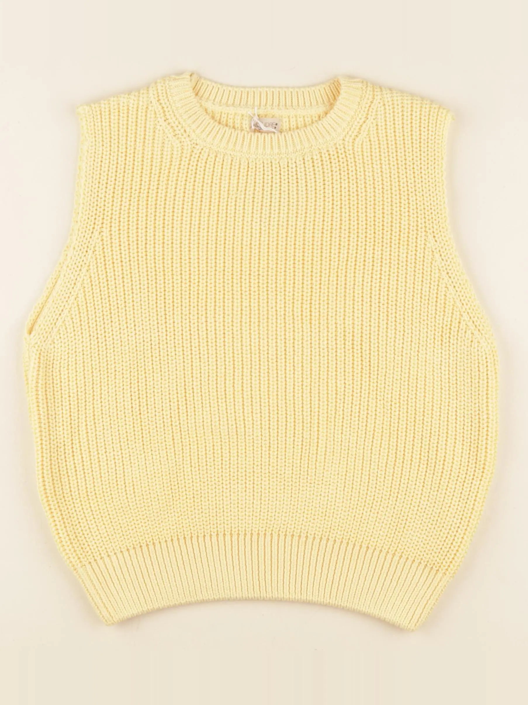 Pull CANNEBERGE coton jaune