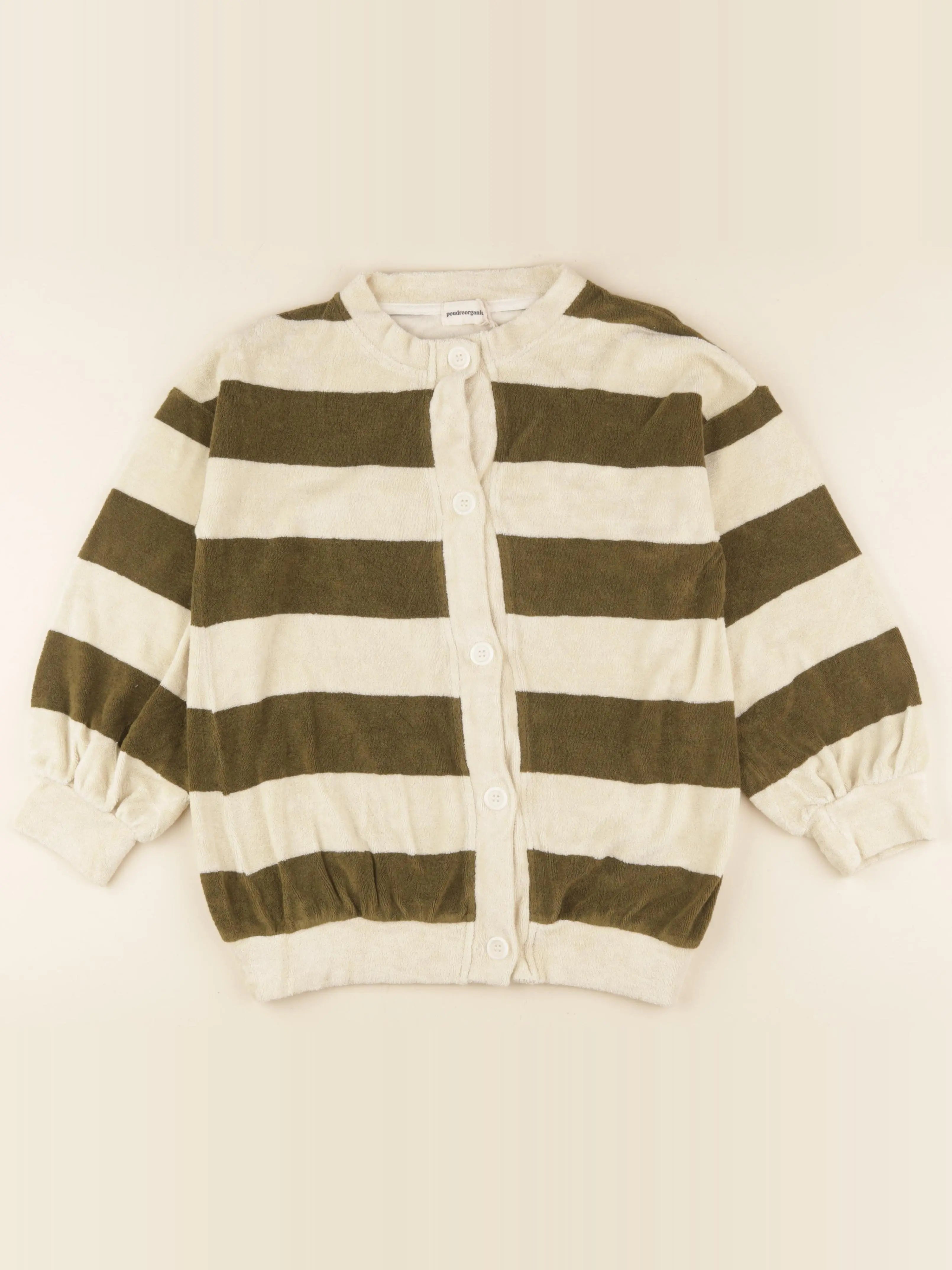 Gilet BRUNELLE éponge beige, vert