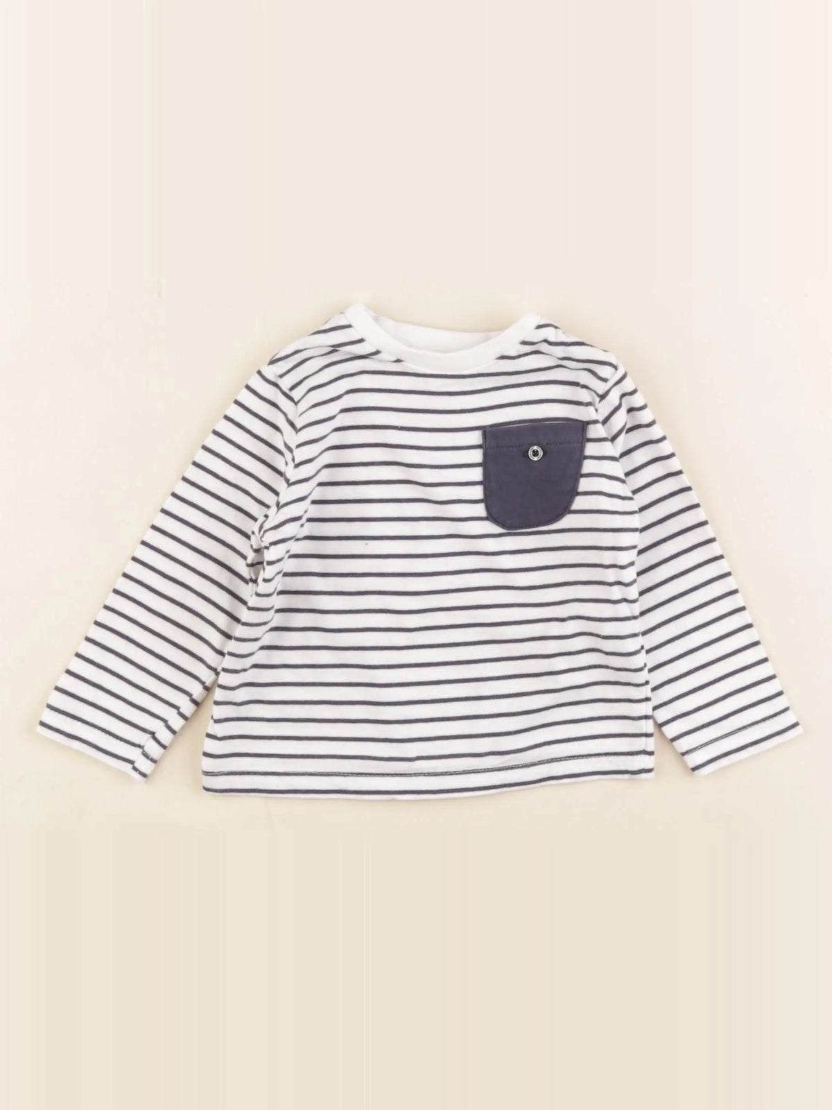 Vertbaudet - tee-shirt blanc - 6 mois