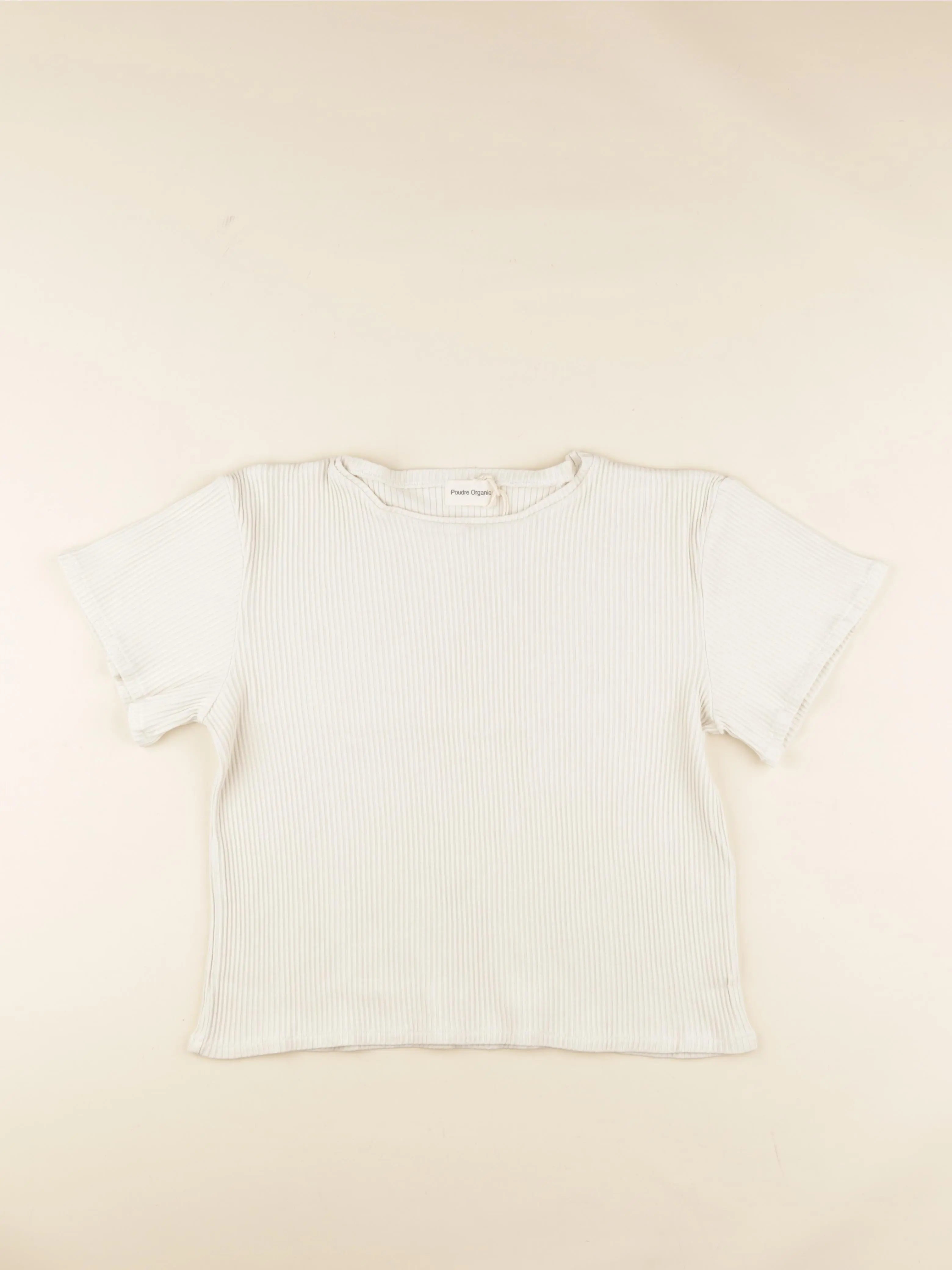 Tee-shirt ORGEAT côtelé beige