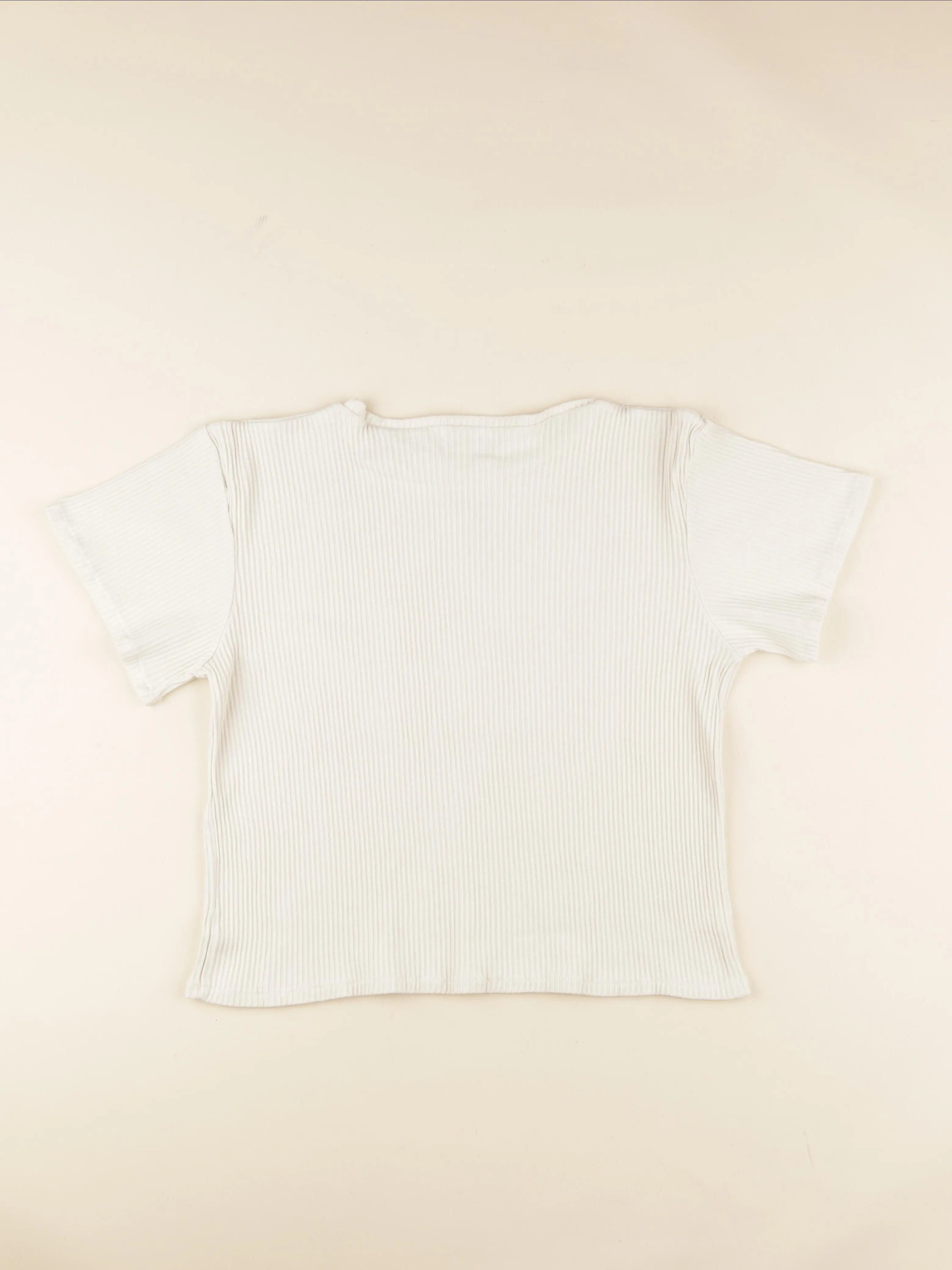 Tee-shirt ORGEAT côtelé beige