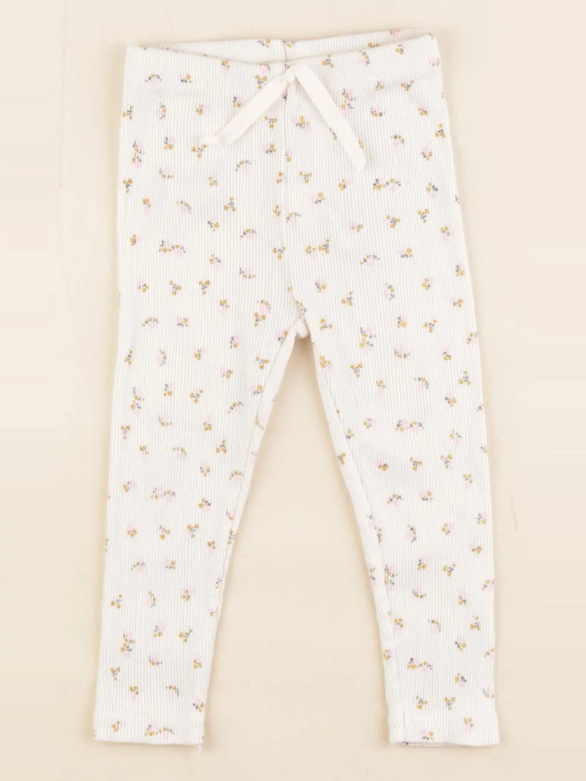 Zara - legging blanc - 12/18 mois