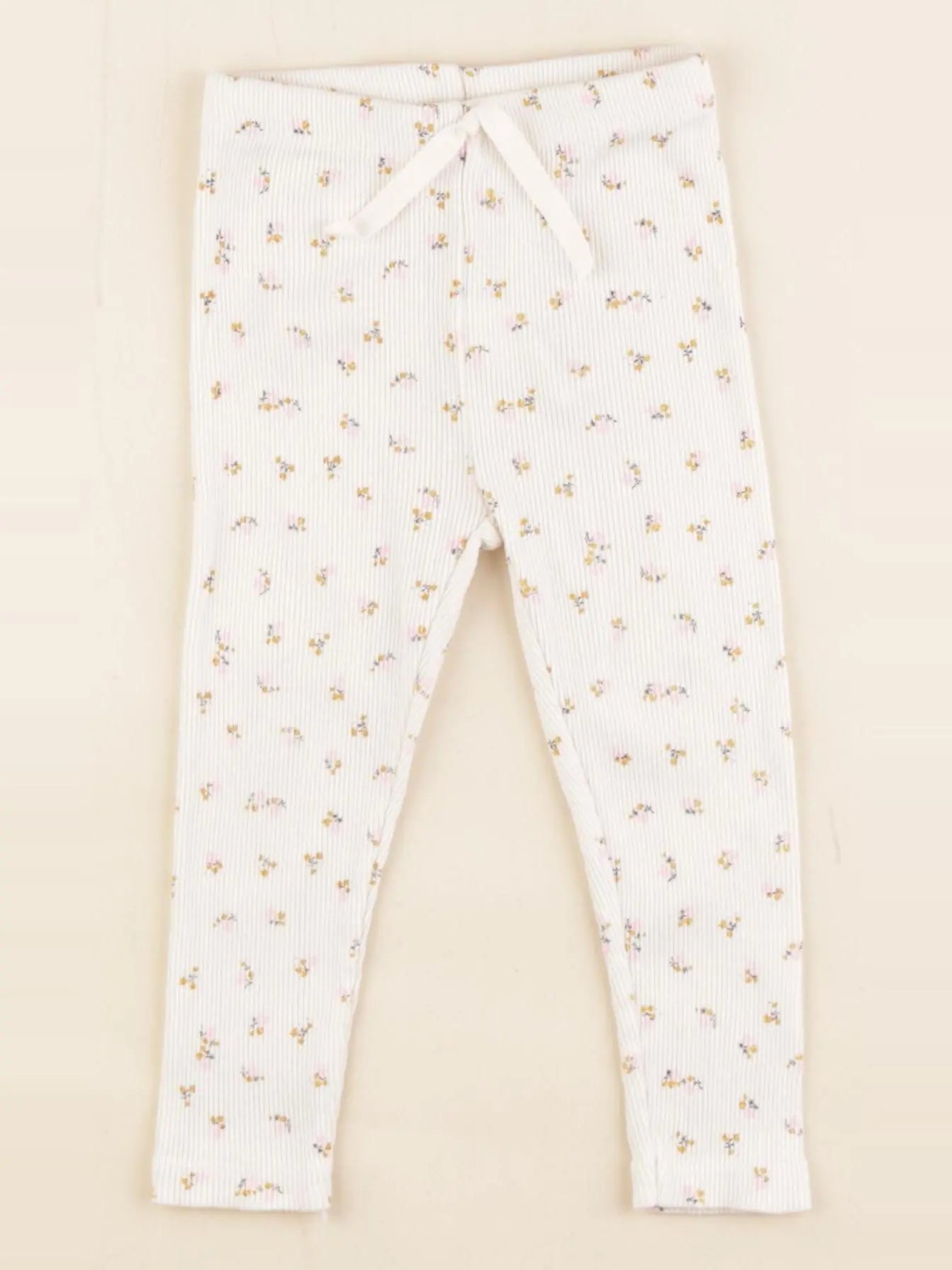 Zara - legging blanc - 12/18 mois