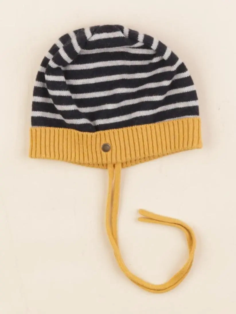 Jacadi - bonnet bleu - 3/6 mois