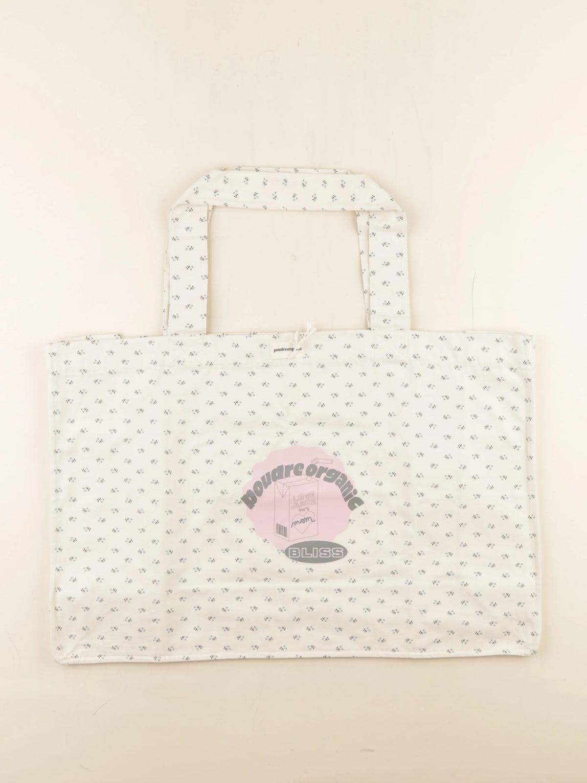 Poudre Organic - Grand Cabas VIGNE édition BLISS Festival beige - 