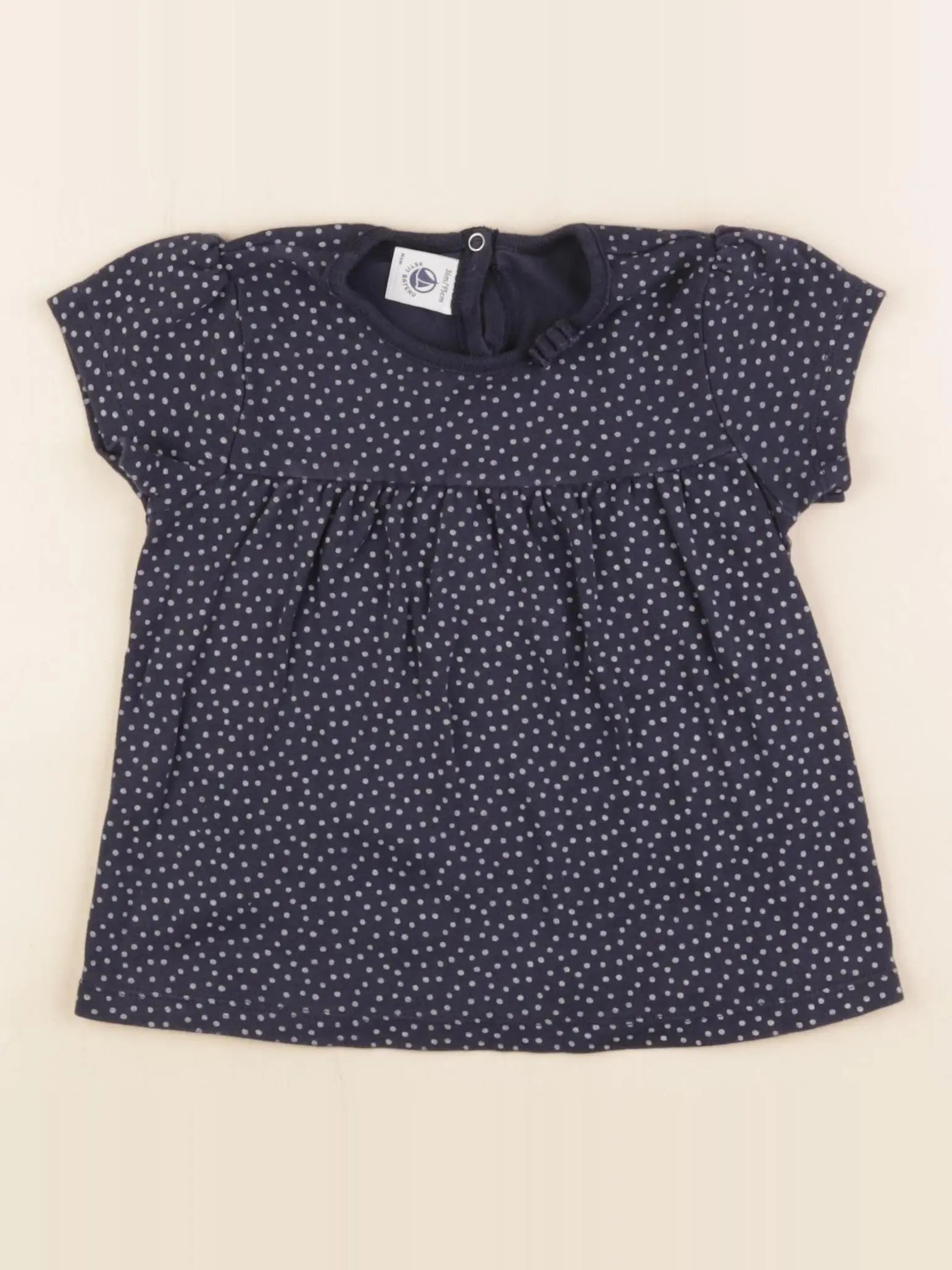 Petit Bateau - tee-shirt bleu - 36 mois
