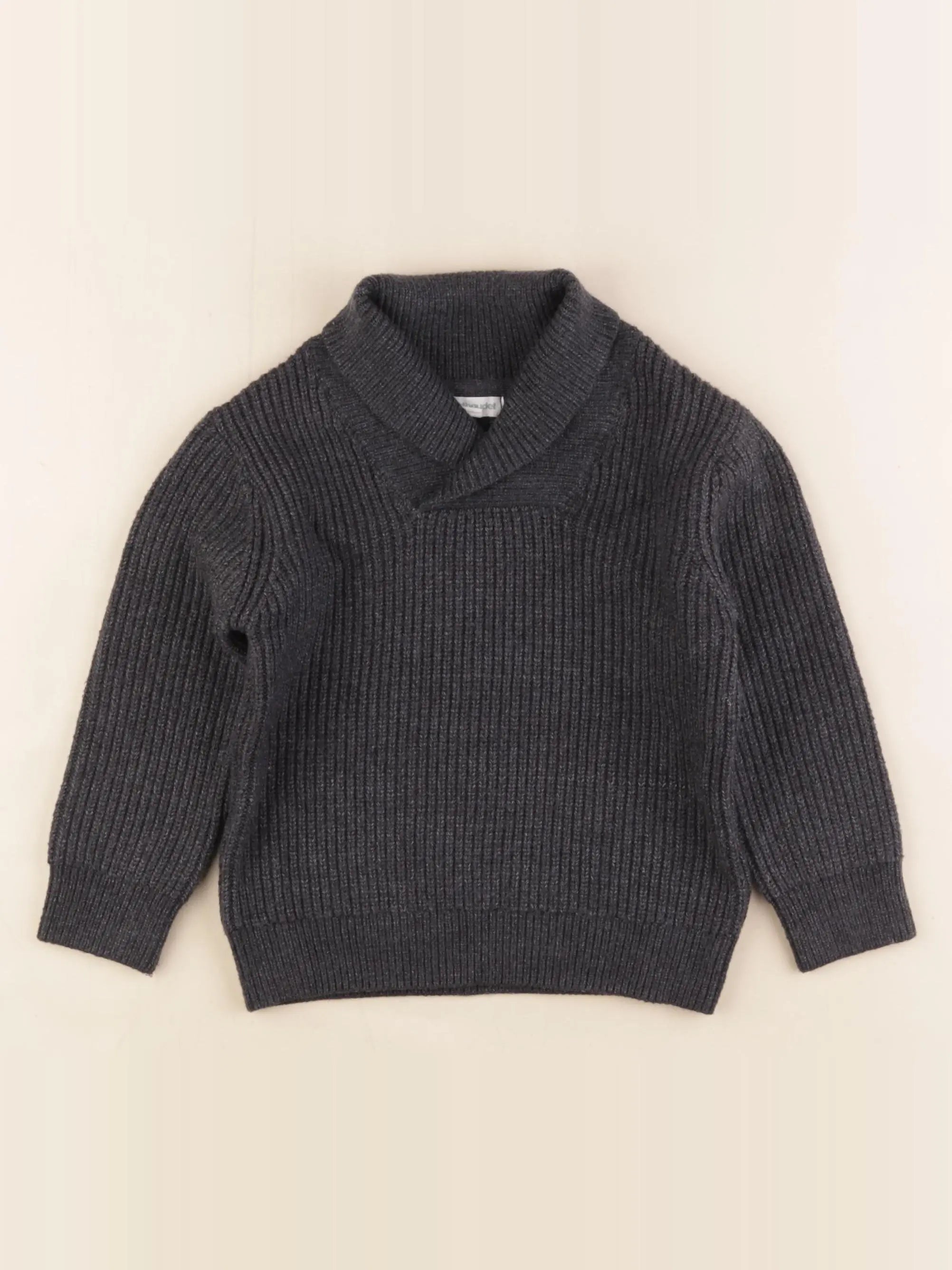 Vertbaudet - pull gris - 3 ans