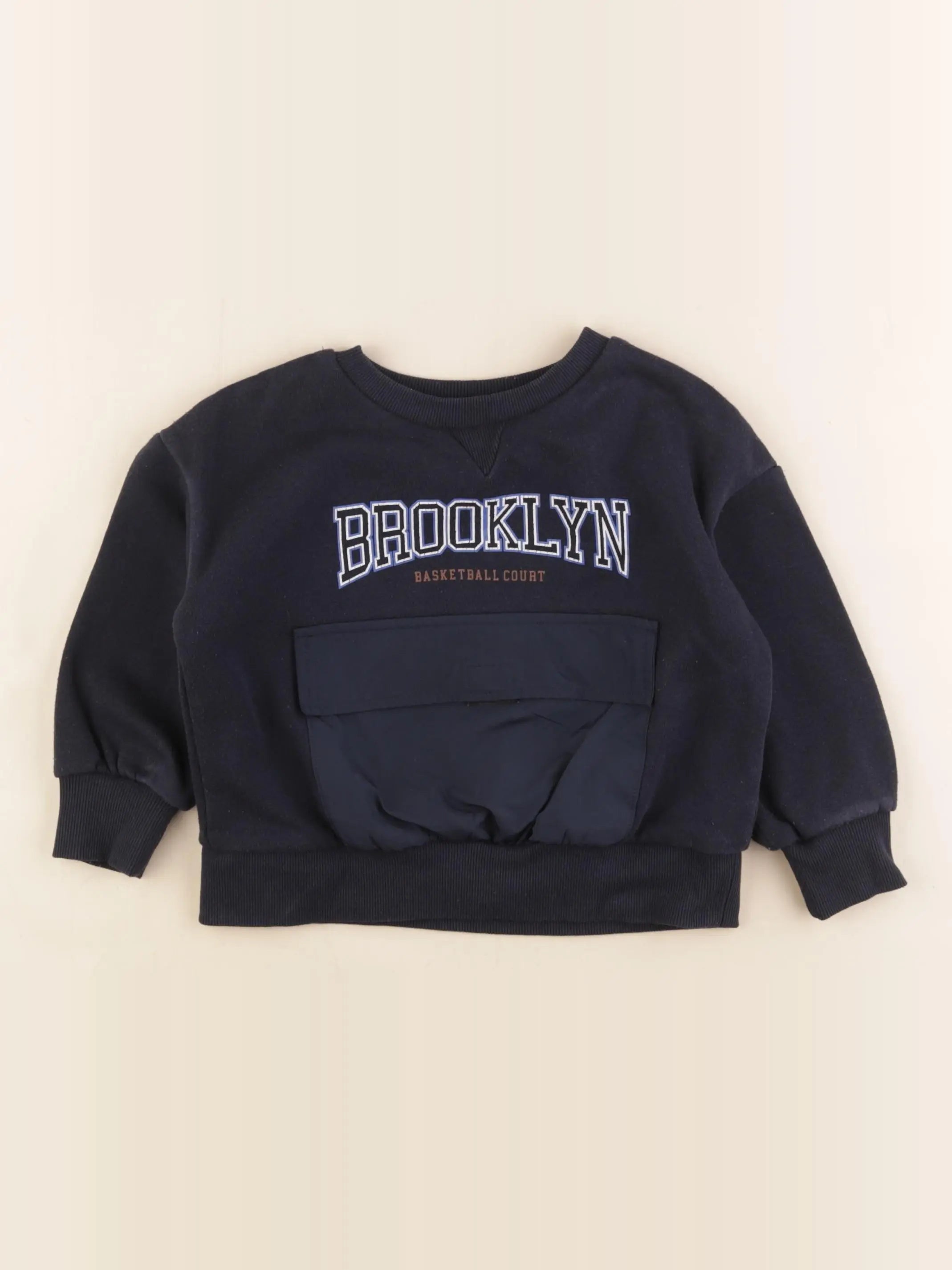 Vertbaudet - sweat bleu - 3 ans