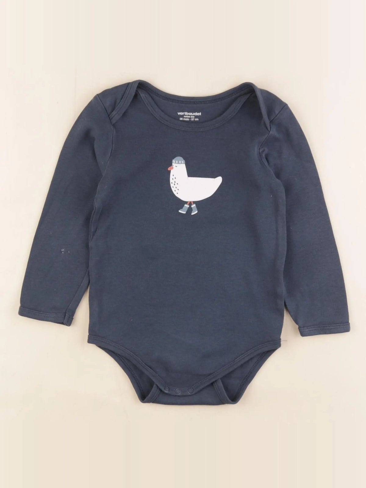 Vertbaudet - body bleu - 36 mois