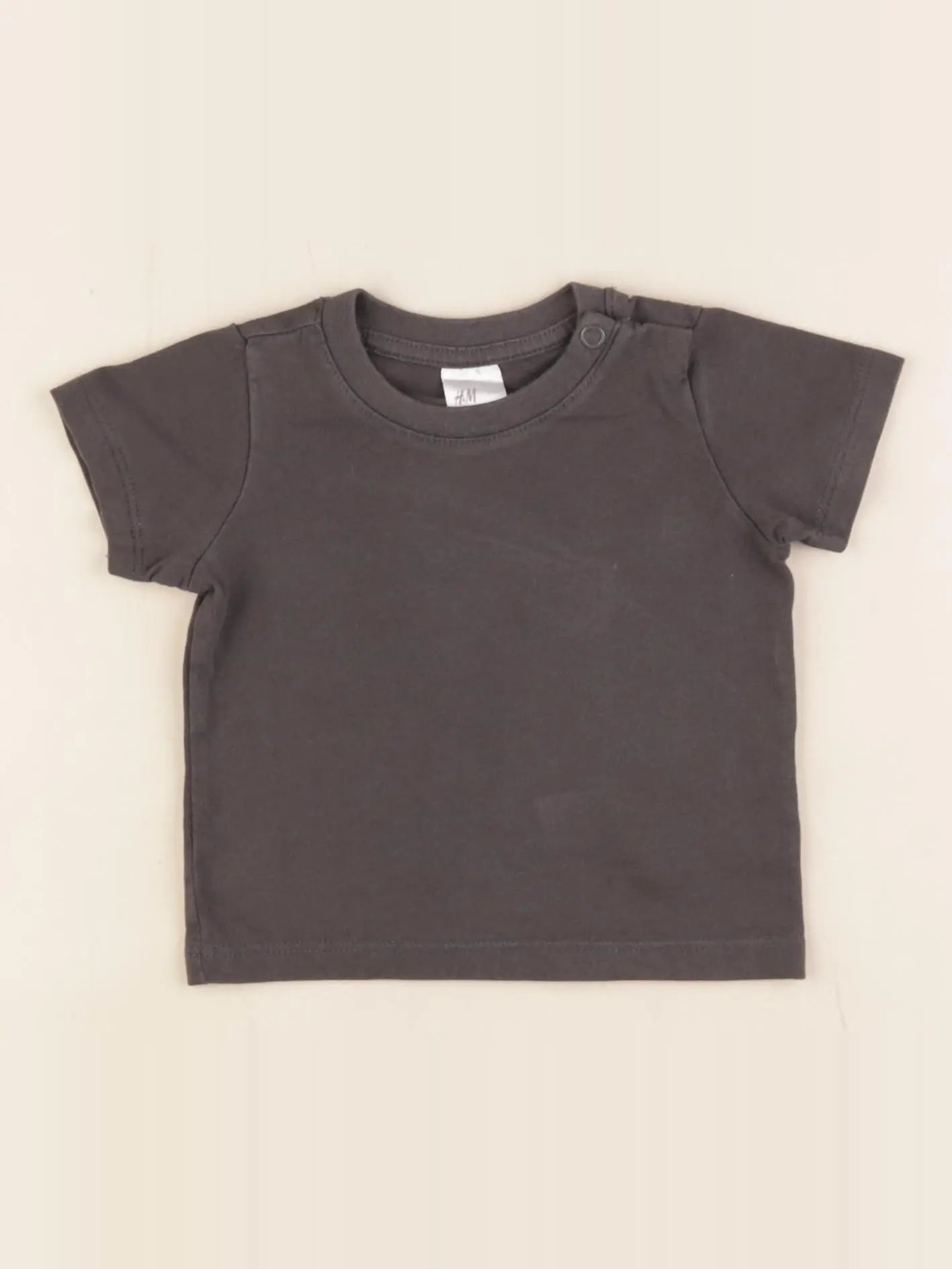 H&M - tee-shirt gris - 0/1 mois