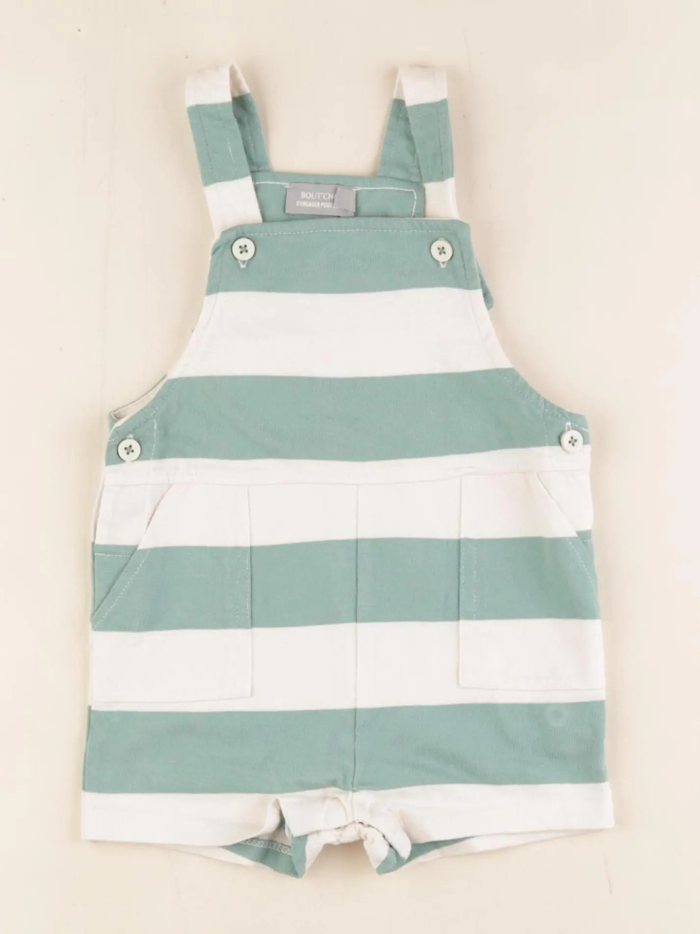 Boutchou - salopette vert - 12 mois
