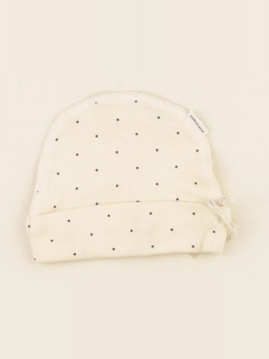 Bonnet de naissance LITCHI beige SUN KISS