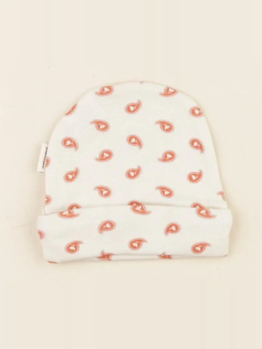 Bonnet de naissance LITCHI beige ROOIBOS TEA