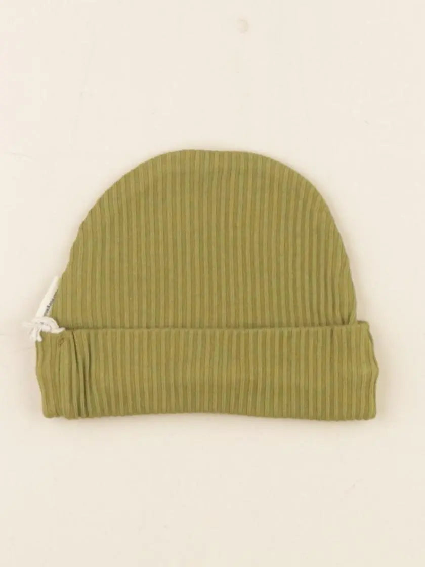 Bonnet de naissance LITCHI vert