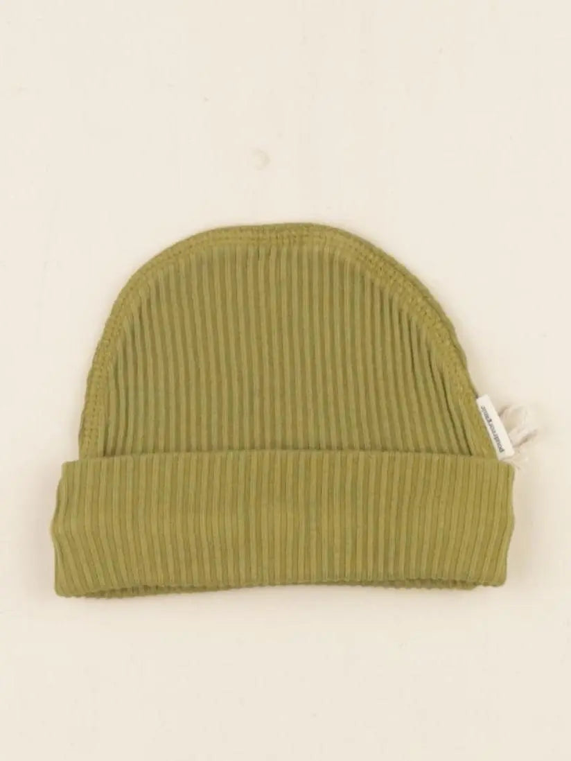 Bonnet de naissance LITCHI vert