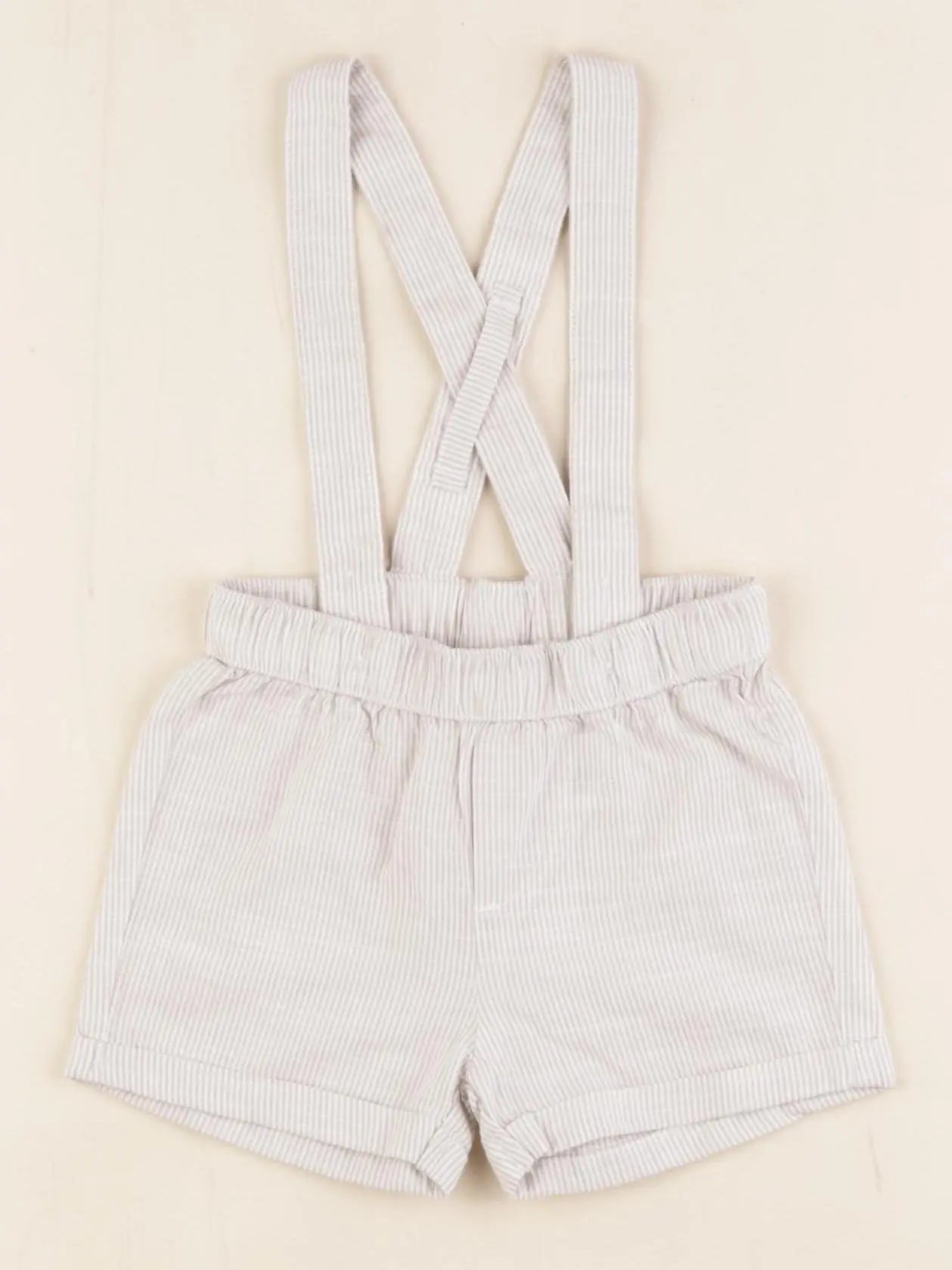 H&M - short beige - 2/4 mois