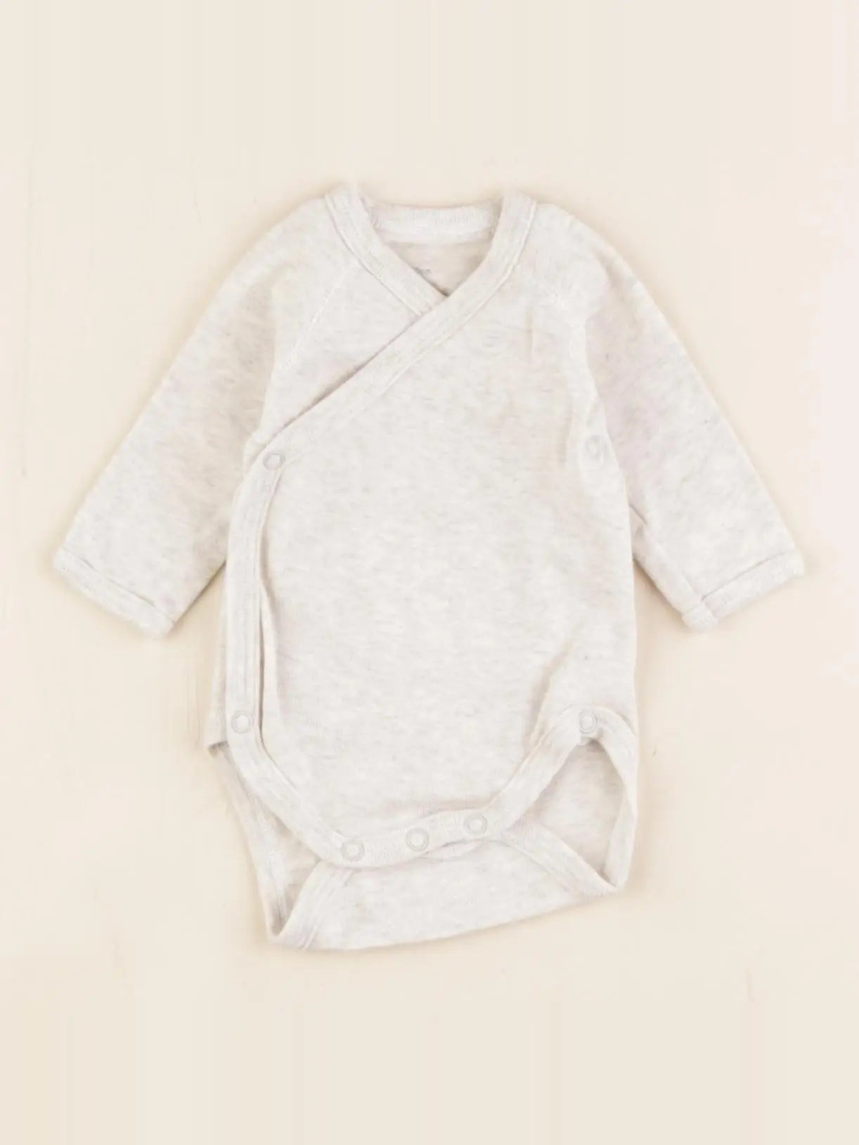 Petit Bateau - body beige - 0 mois