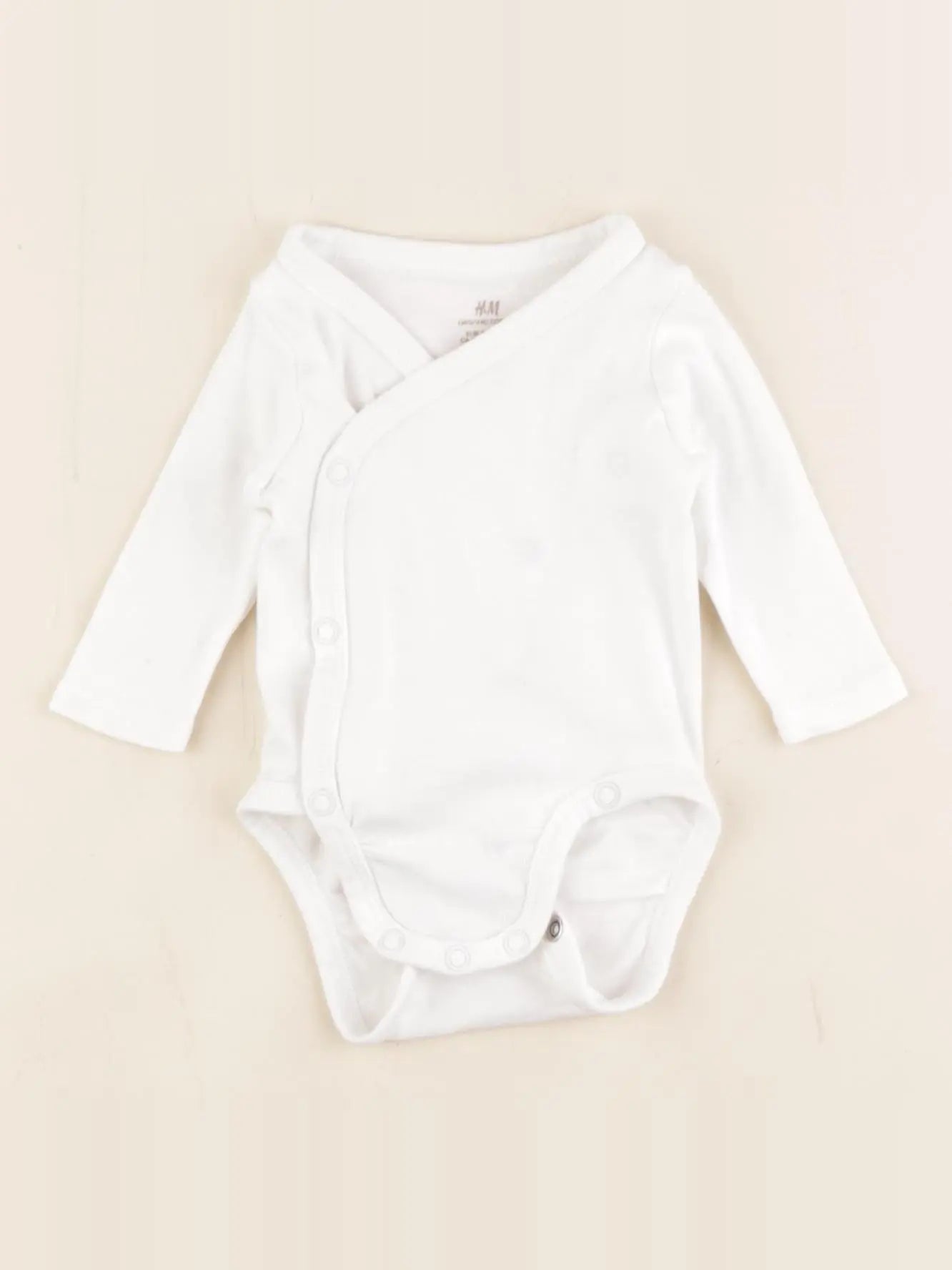H&M - body blanc - 0/1 mois