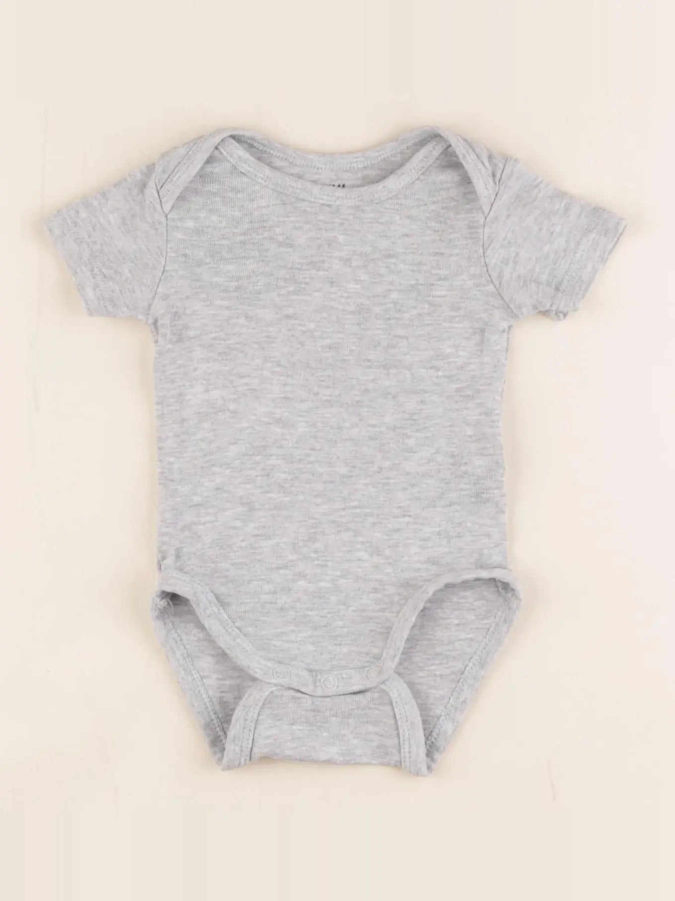 H&M - body gris - 1/2 mois