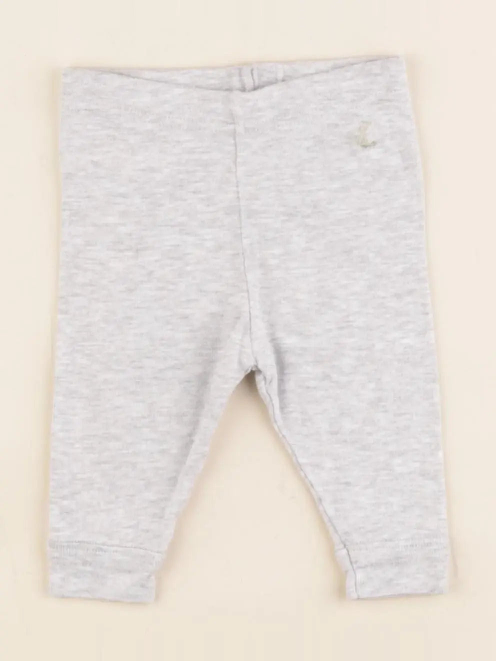 Petit Bateau - legging gris - 3 mois