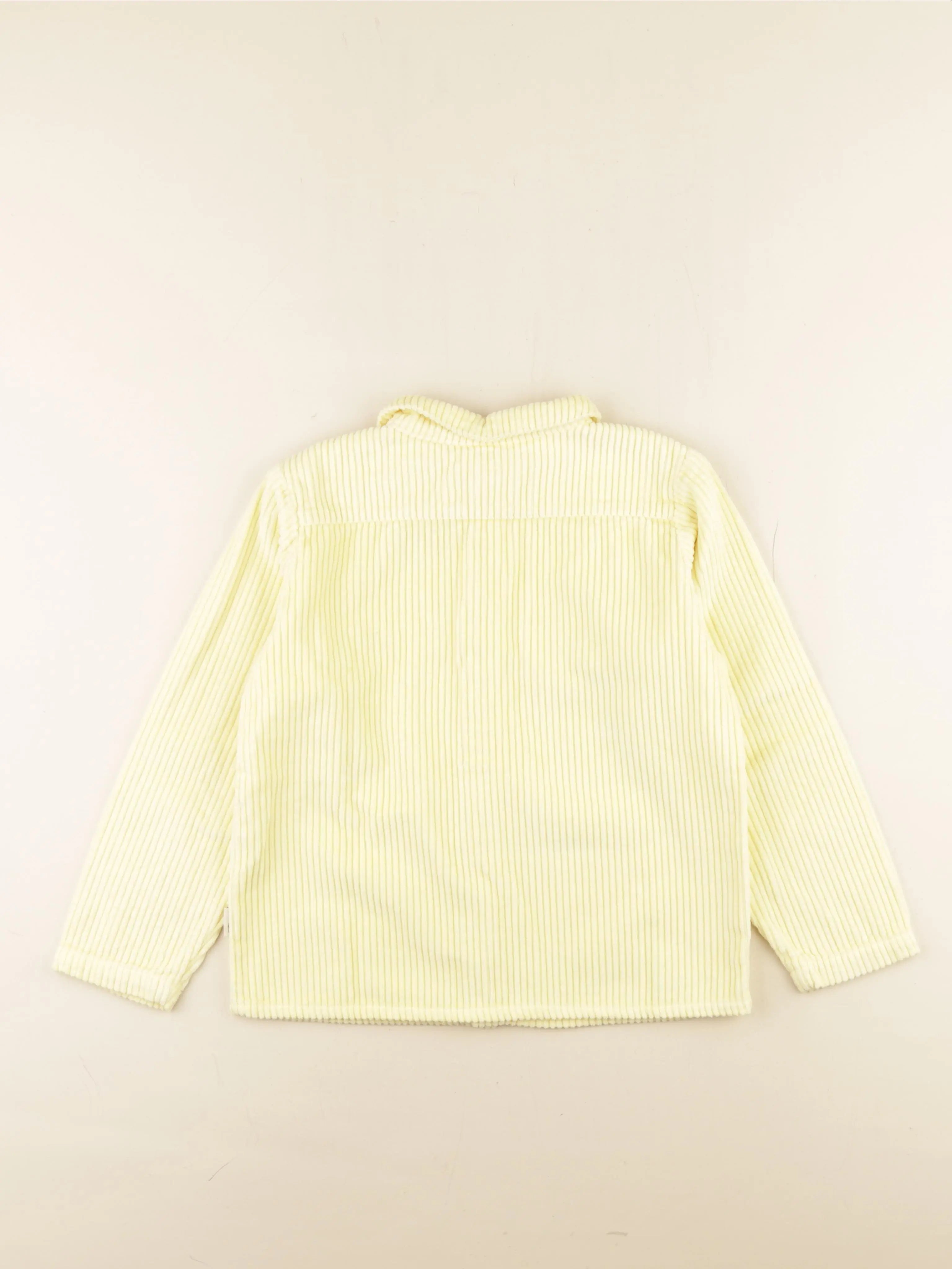 Chemise BELLADONE velours côtelé jaune
