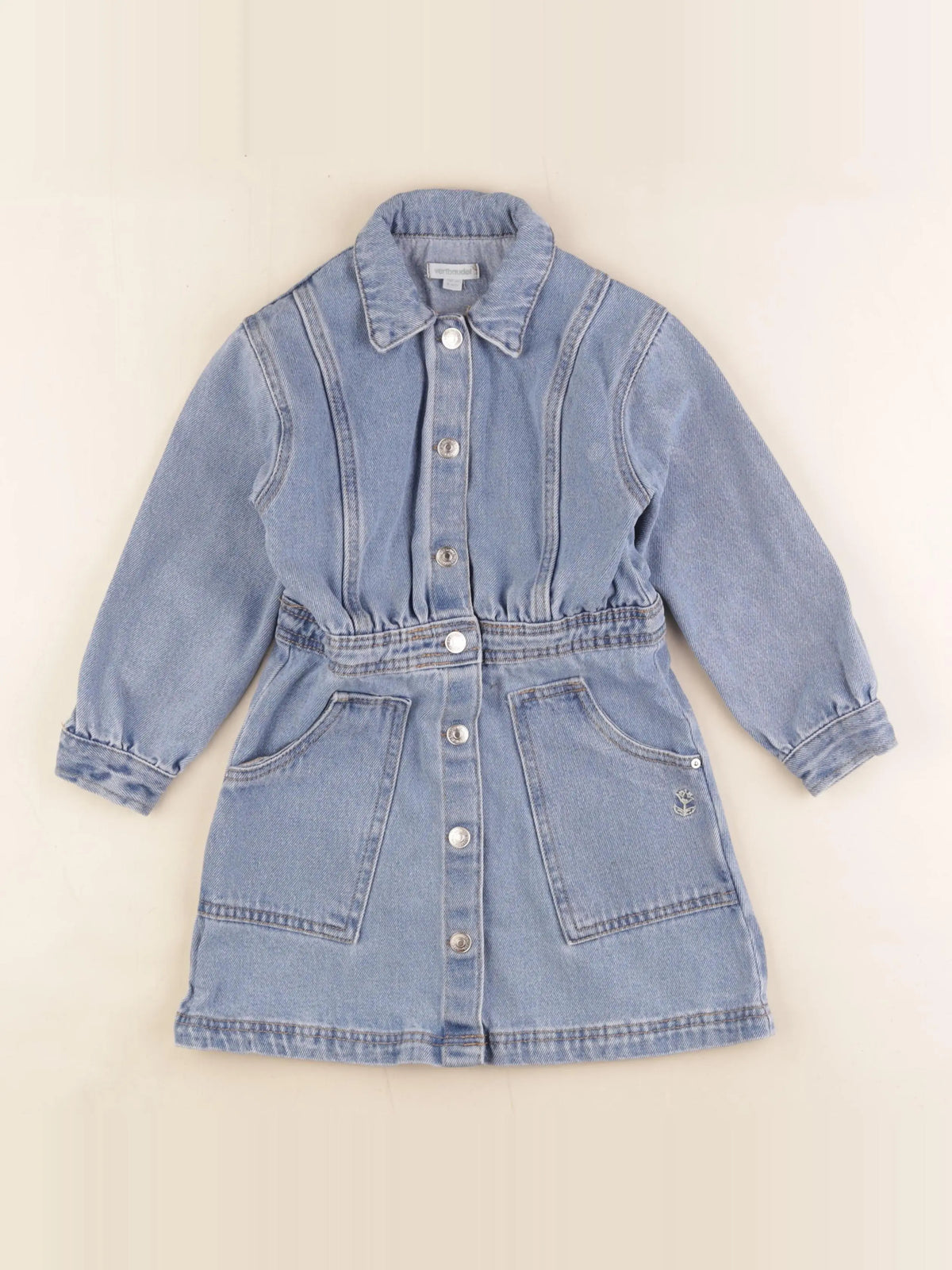 Vertbaudet - robe bleu - 6 ans