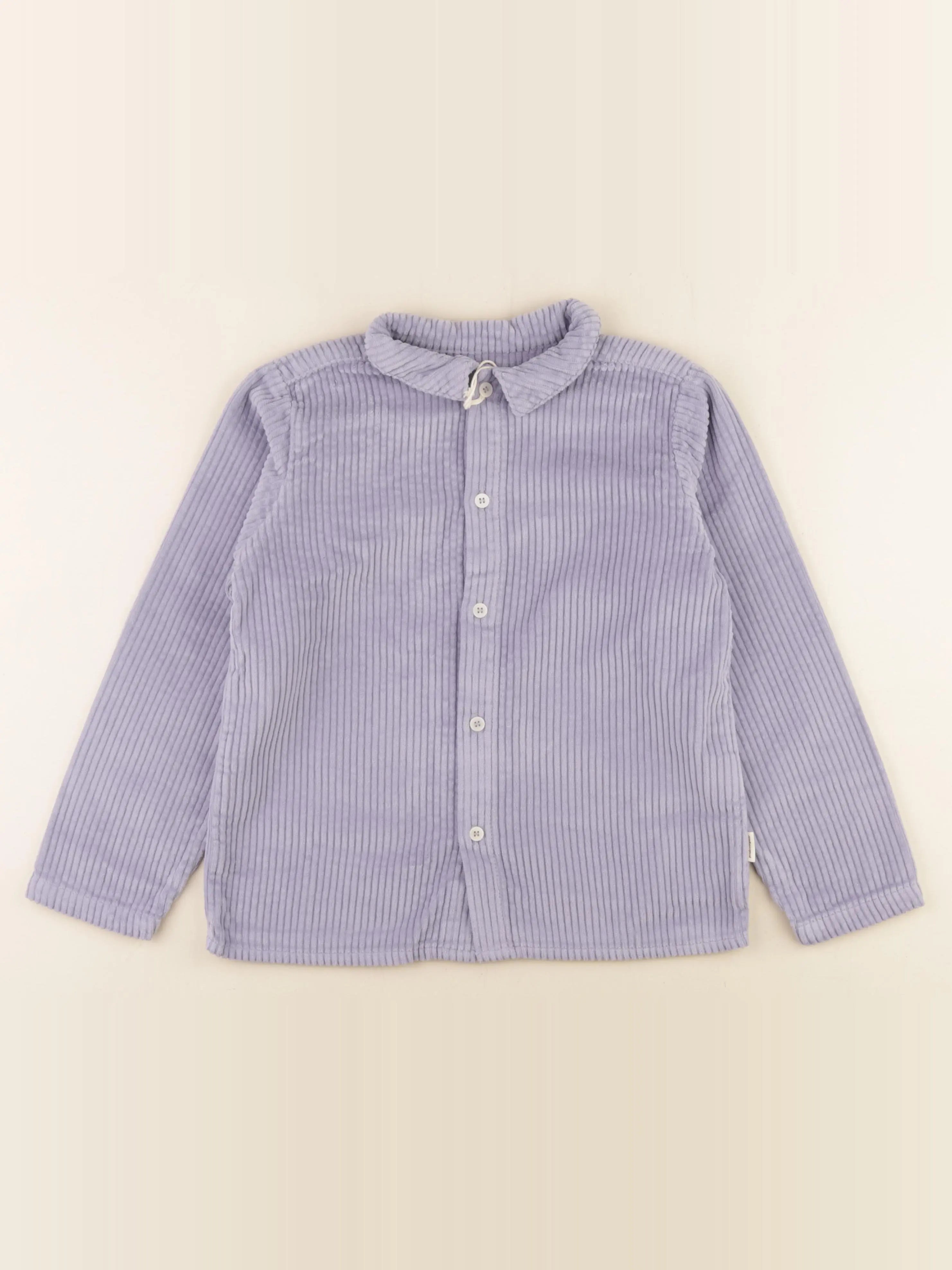 Chemise BELLADONE velours côtelé violet