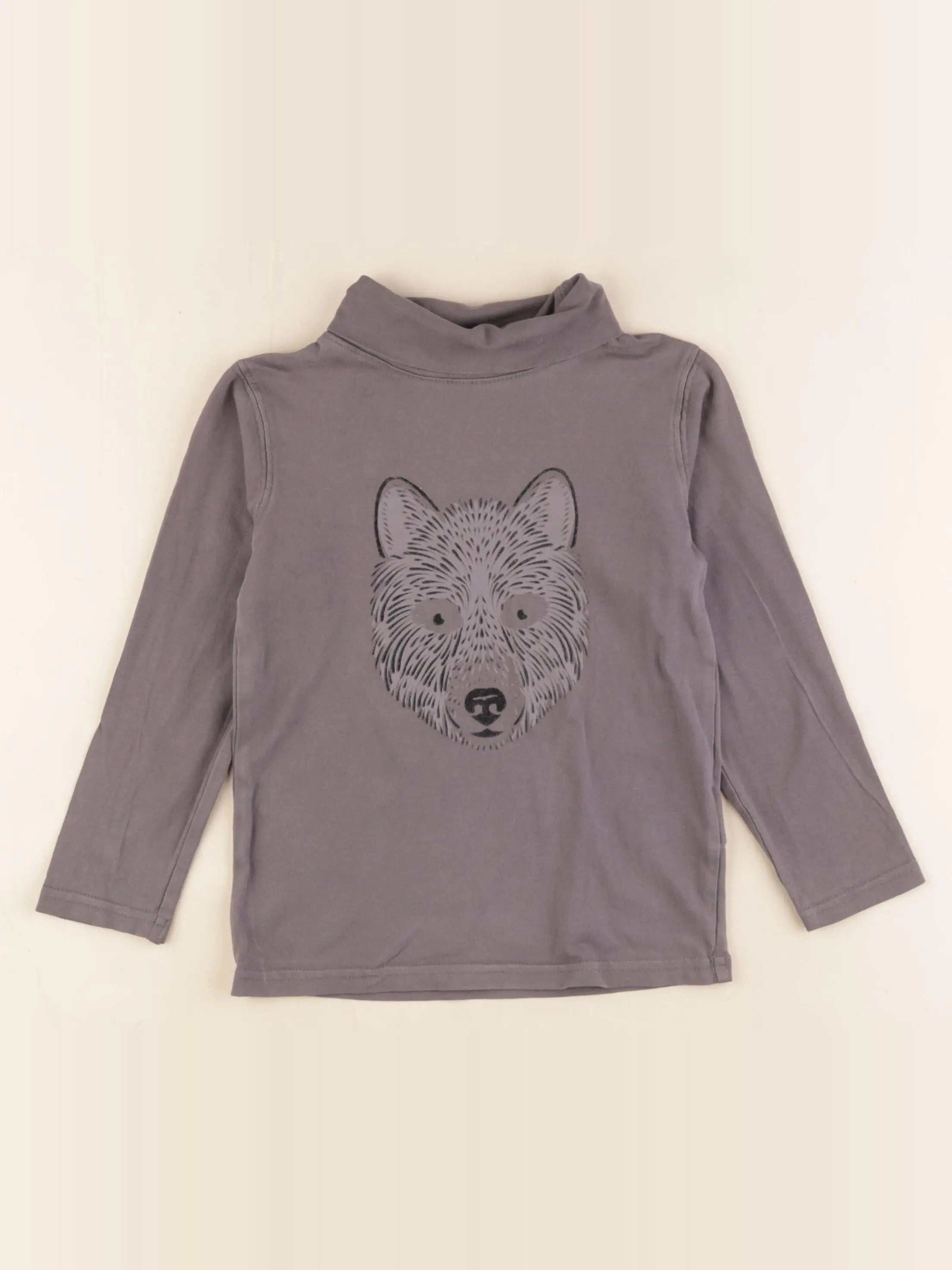 Vertbaudet - sous-pull gris - 5 ans