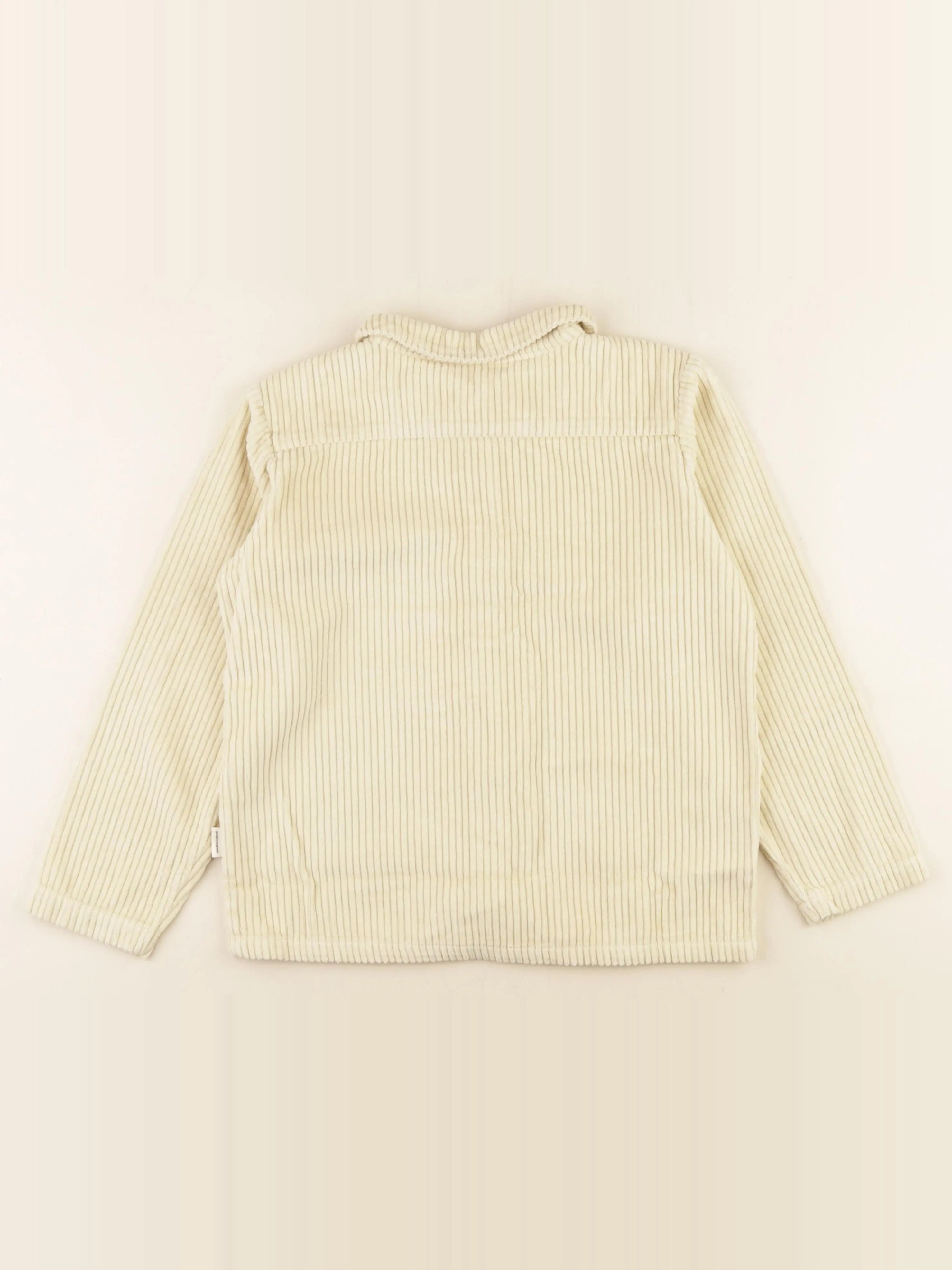 Chemise BELLADONE velours côtelé beige