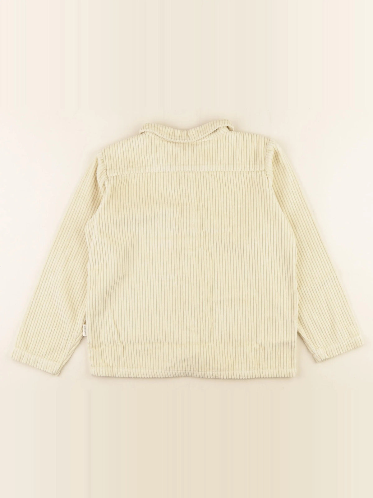 Chemise BELLADONE velours côtelé beige