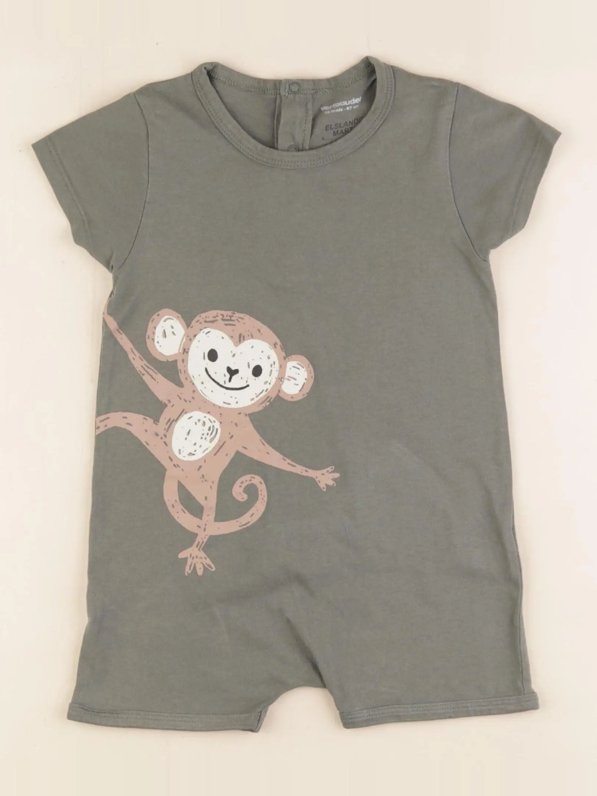 Vertbaudet - pyjama coton vert - 36 mois