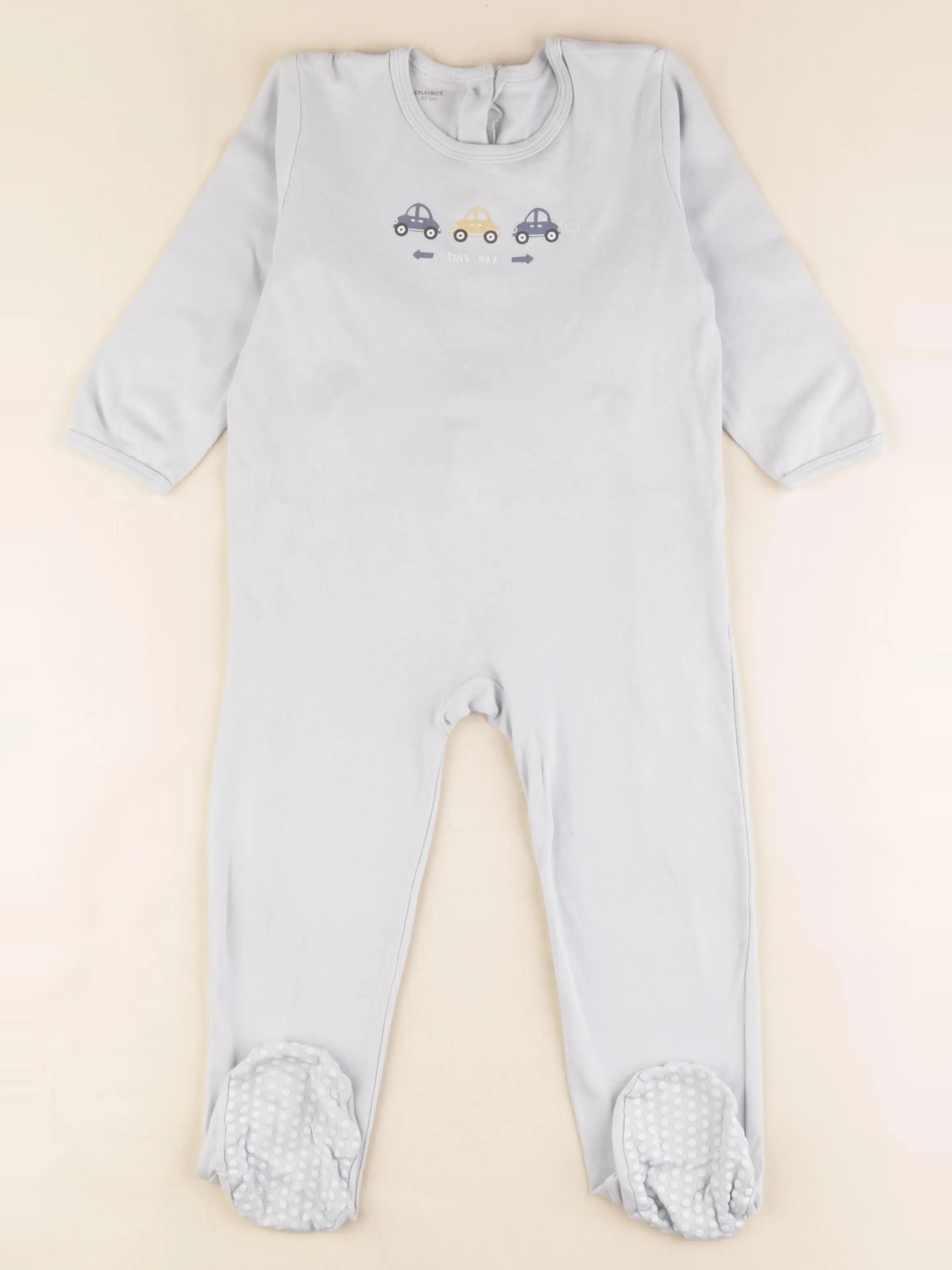 Vertbaudet - pyjama coton bleu - 36 mois