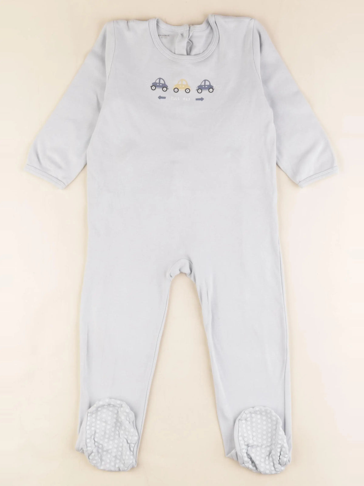 Vertbaudet - pyjama coton bleu - 36 mois