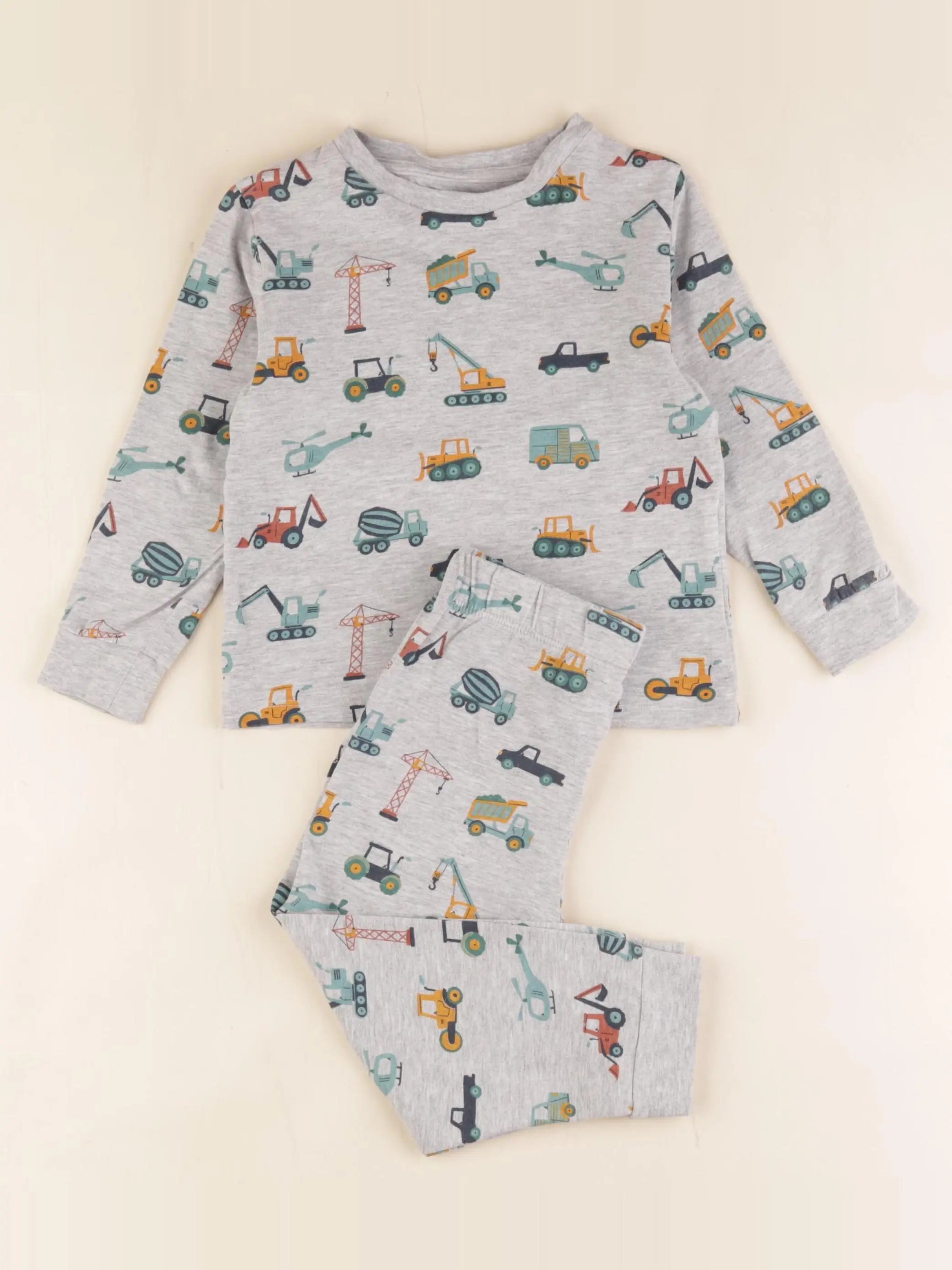 Vertbaudet - pyjama coton gris - 3 ans