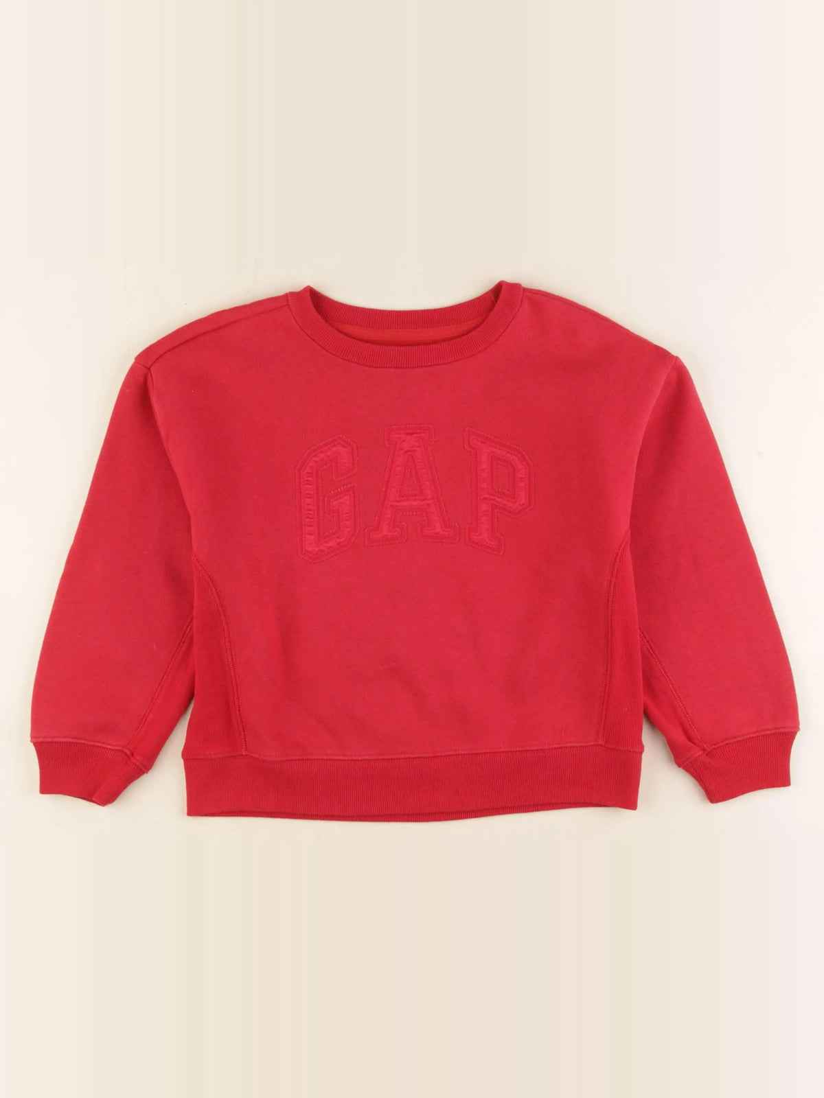 GAP - sweat rouge - 6/7 ans
