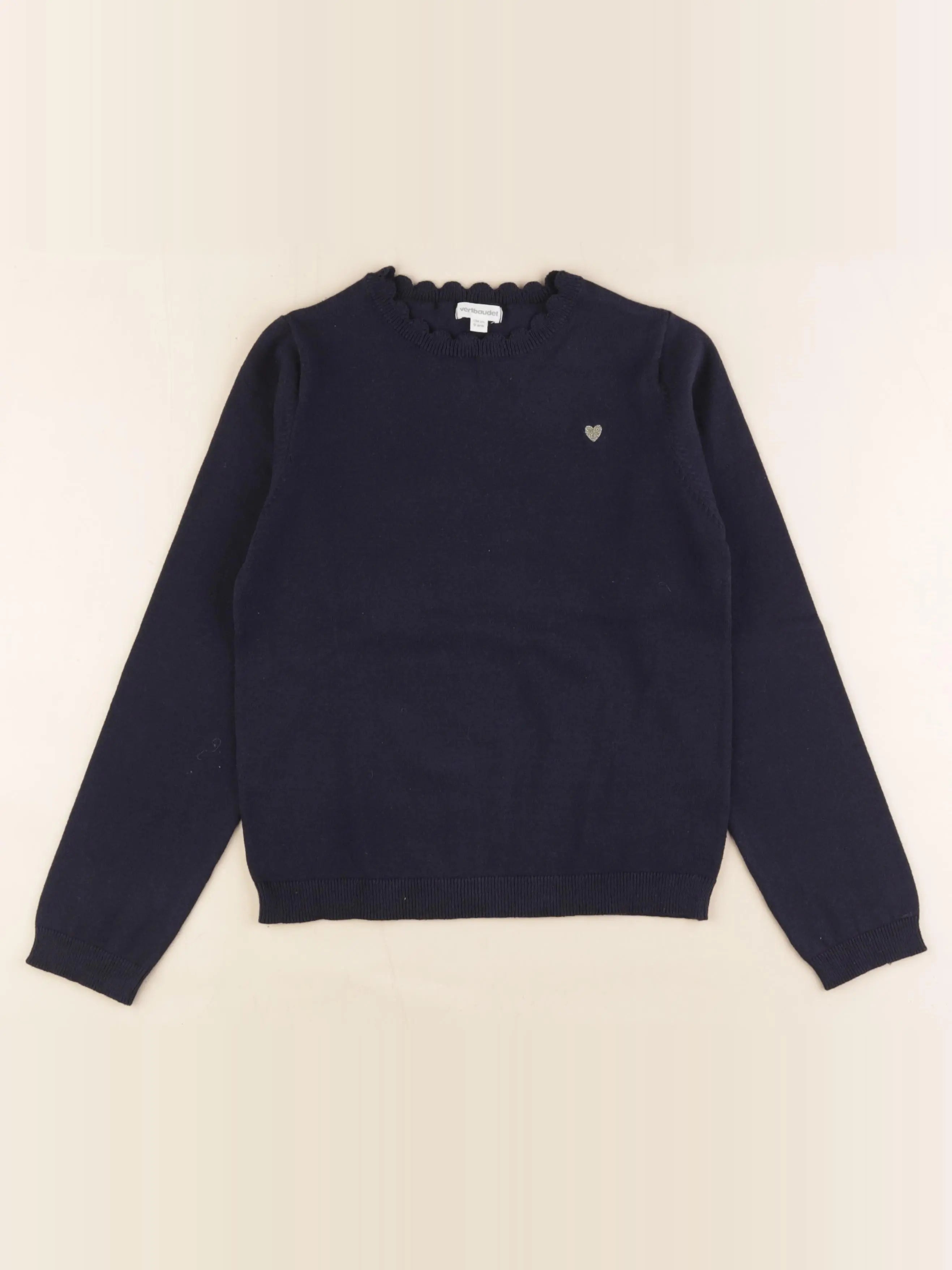 Vertbaudet - pull bleu - 9 ans