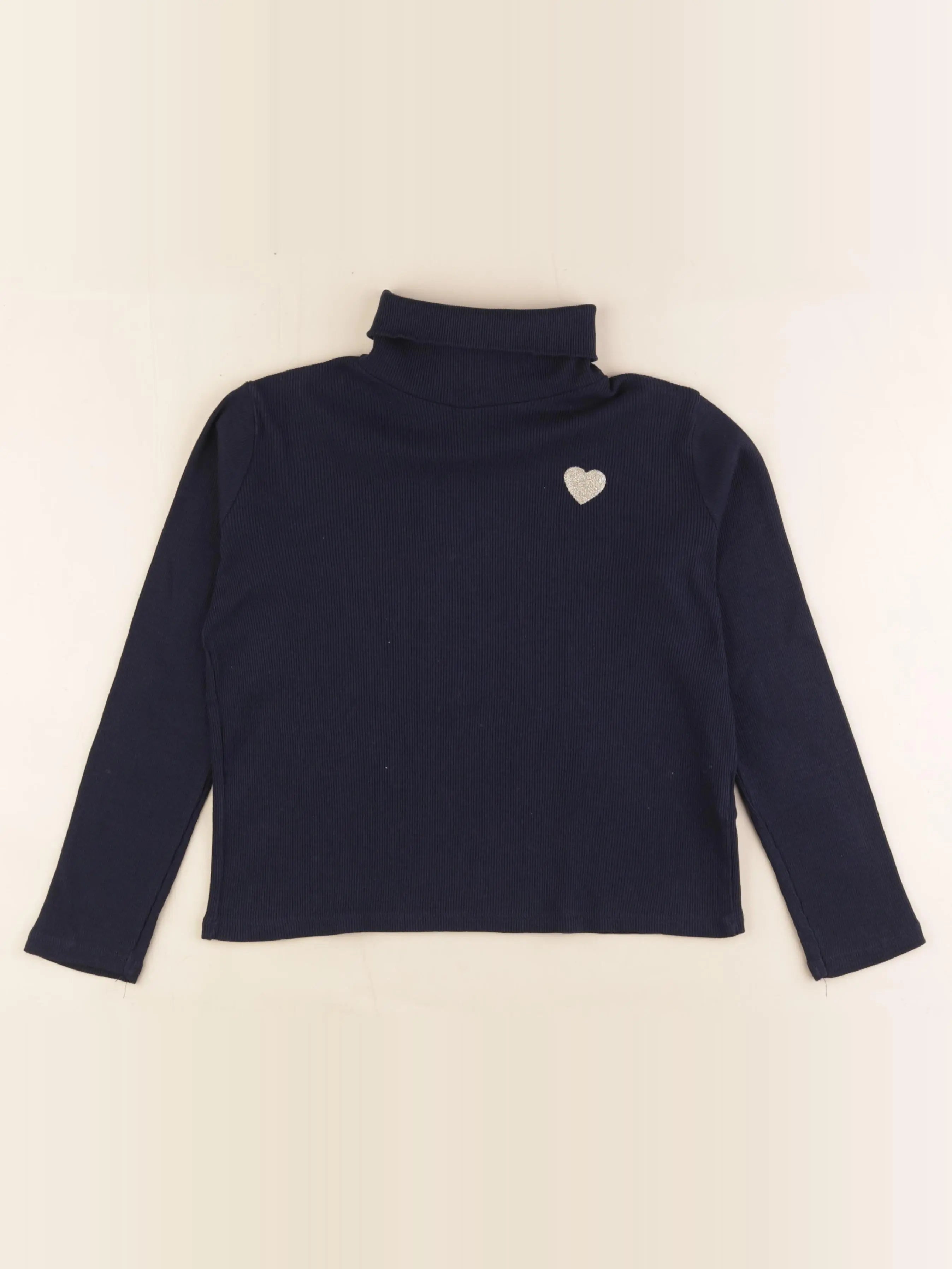 Vertbaudet - sous-pull bleu - 10 ans