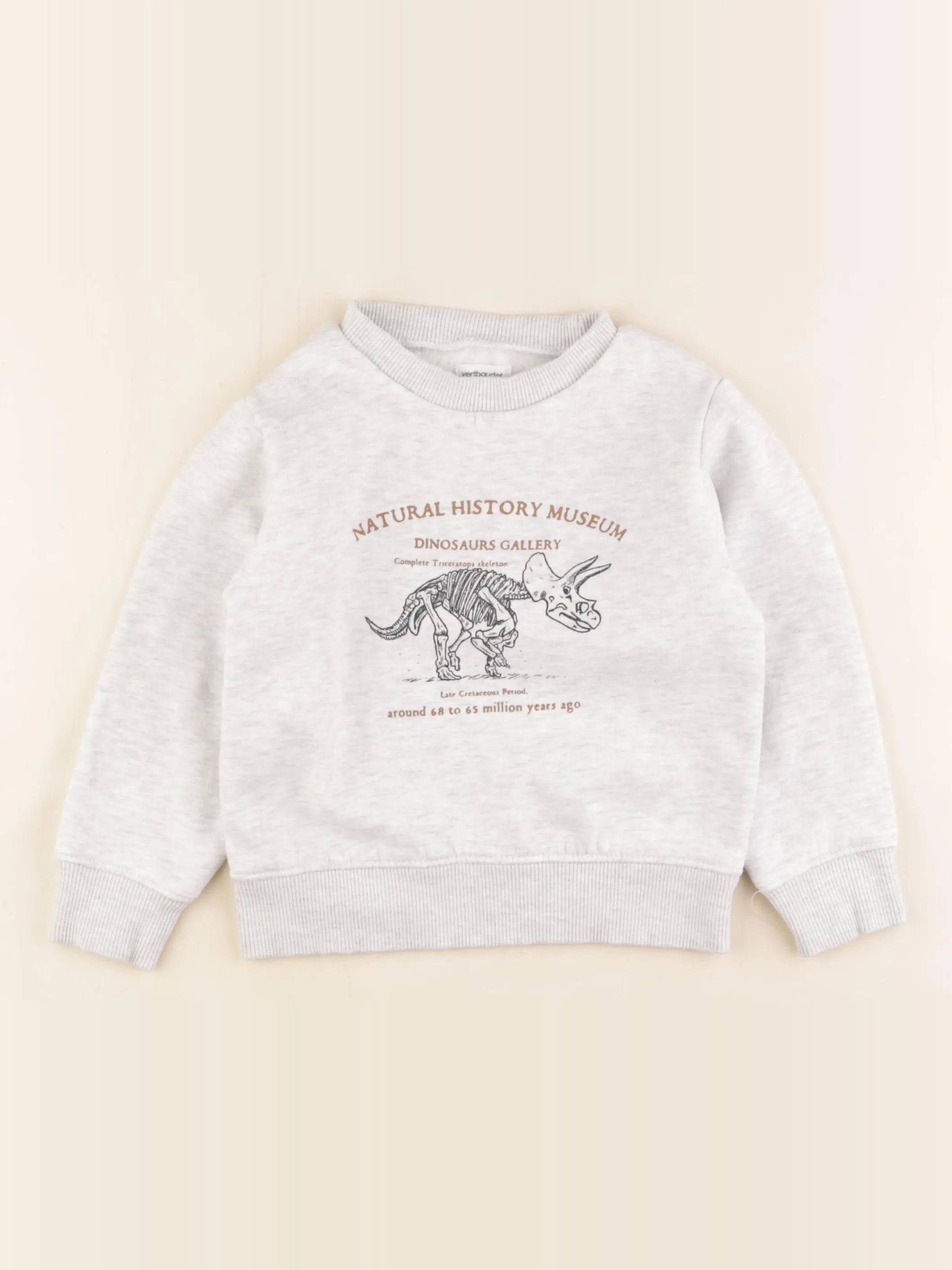 Vertbaudet - sweat gris - 4 ans