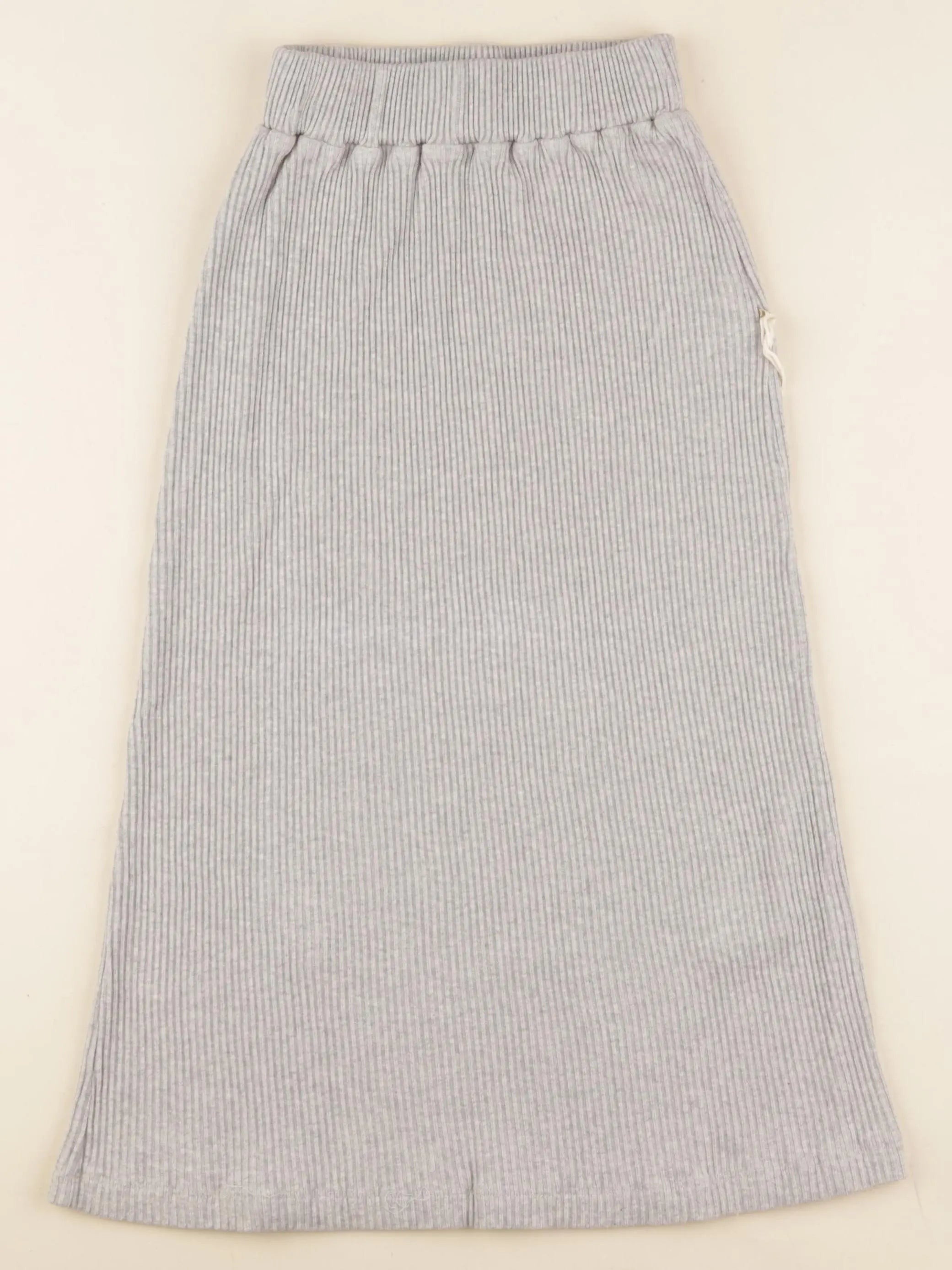 Jupe COSMOS côtelé gris