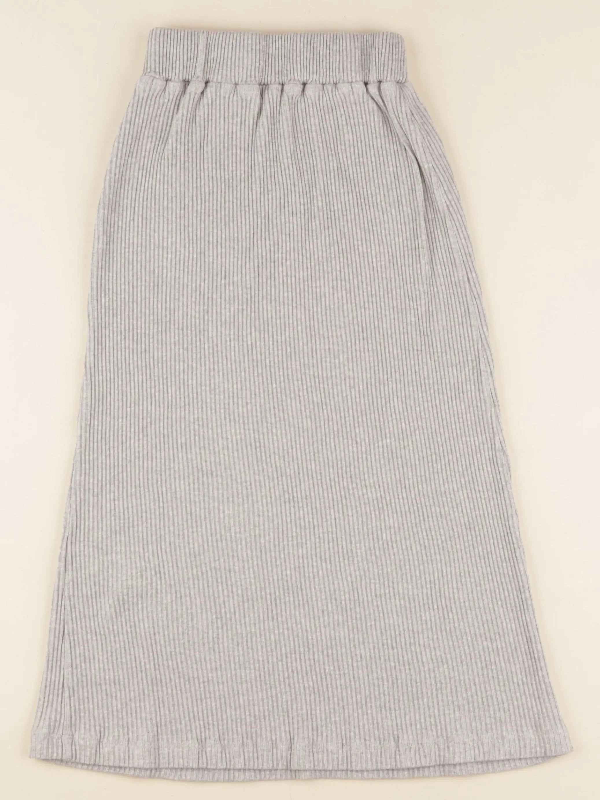 Jupe COSMOS côtelé gris