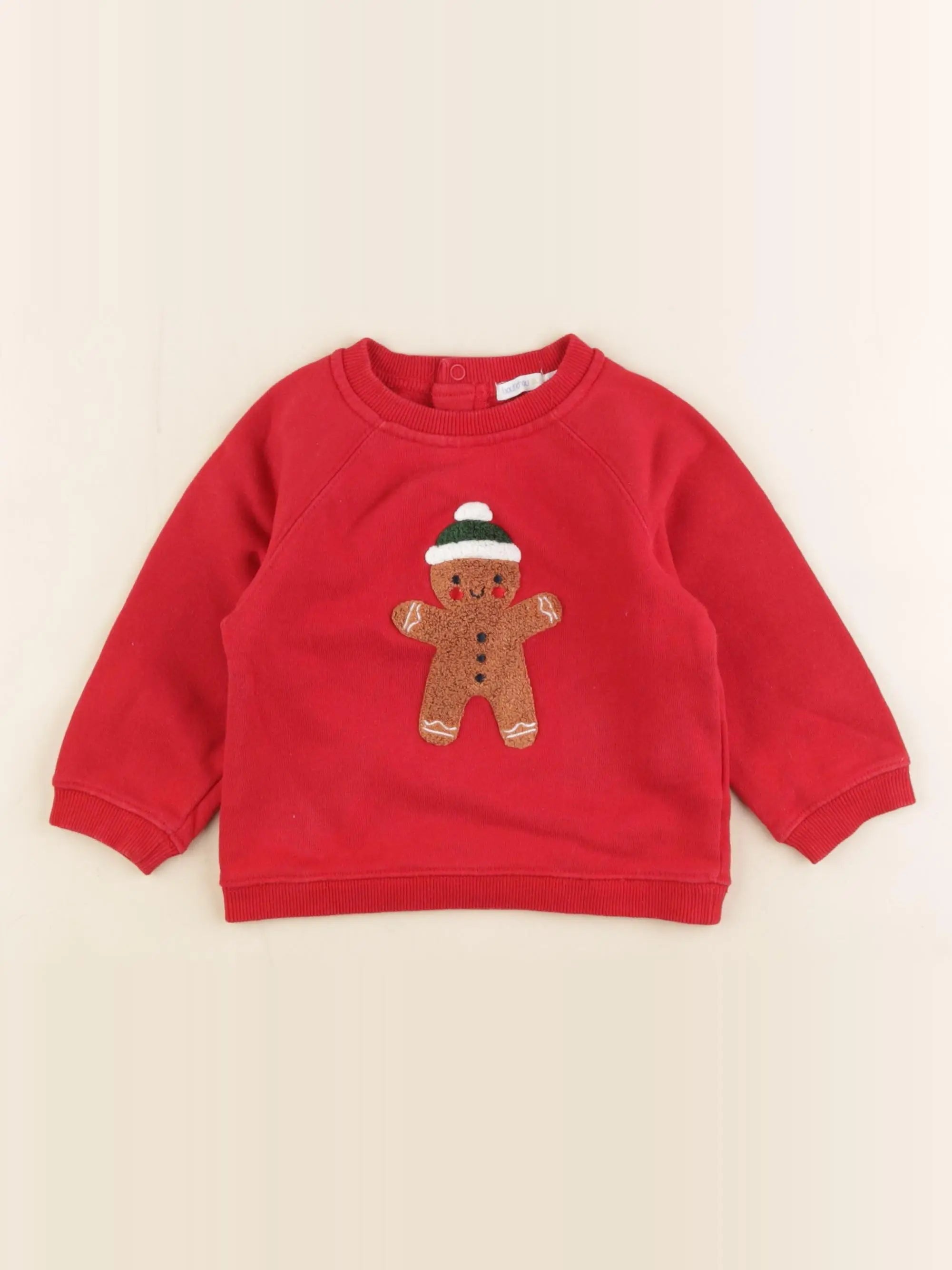 Boutchou - sweat rouge - 18 mois