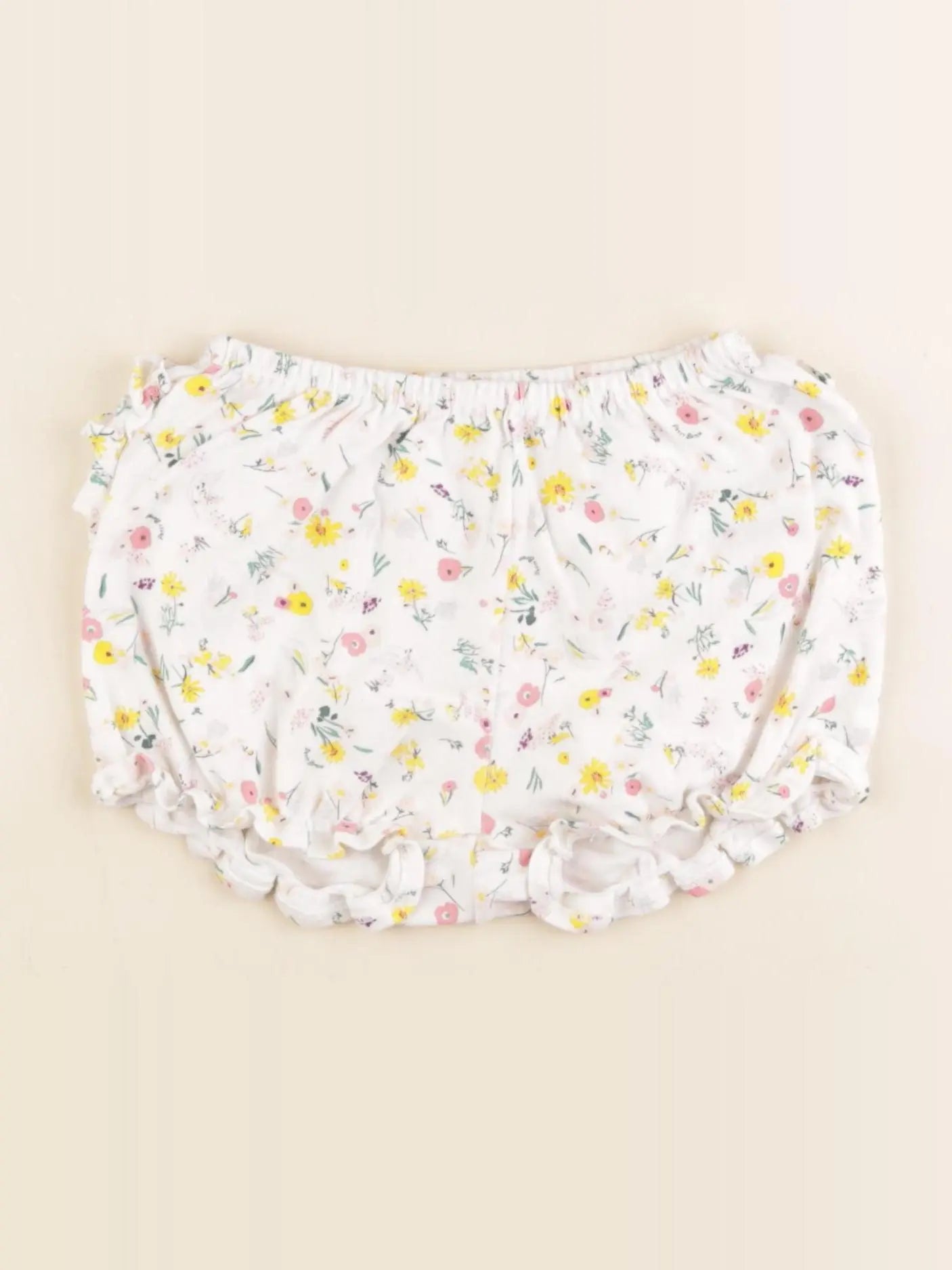 Petit Bateau - bloomer volants au dos multicolore - 24 mois
