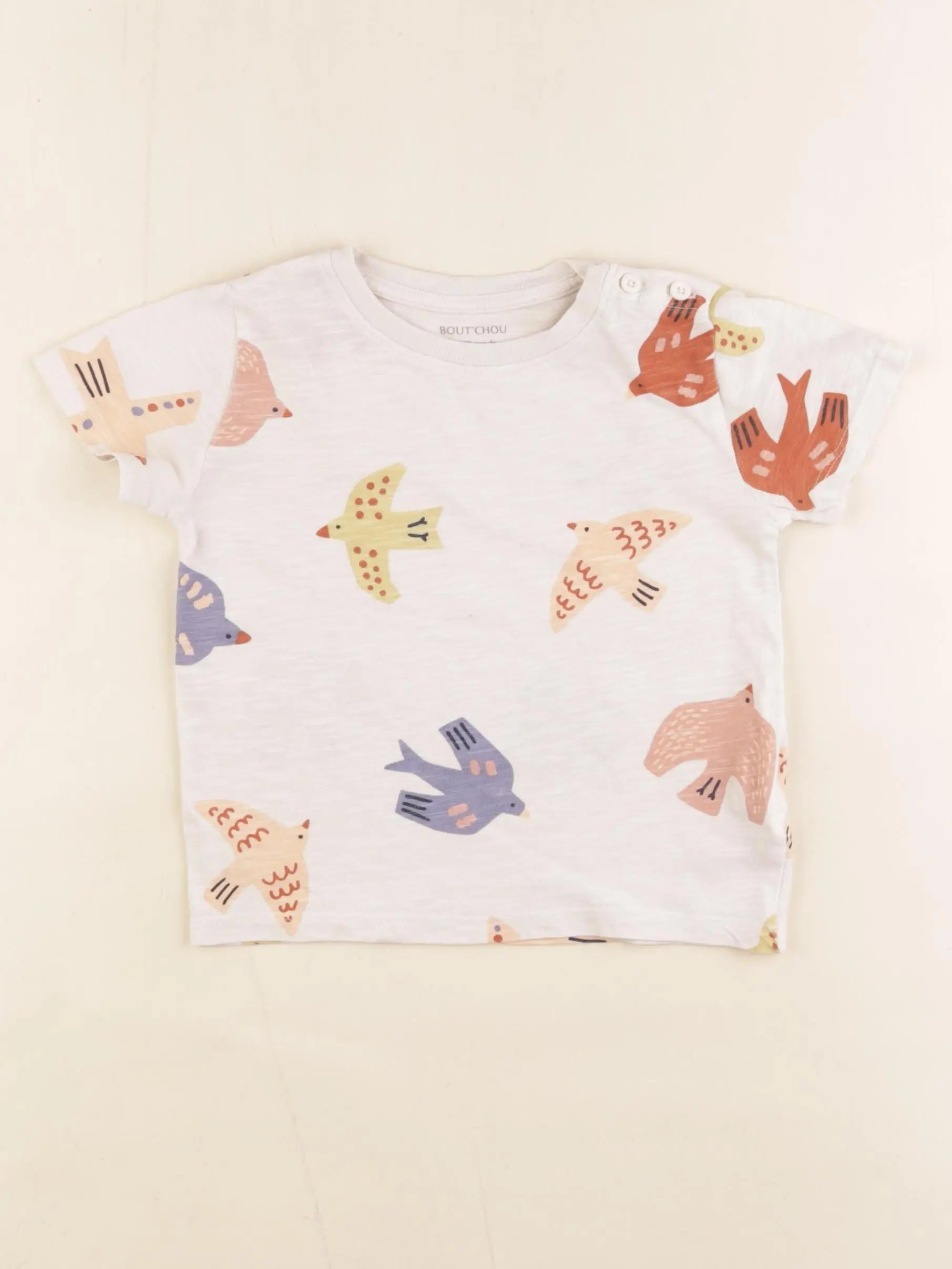 Boutchou - tee-shirt beige - 24 mois