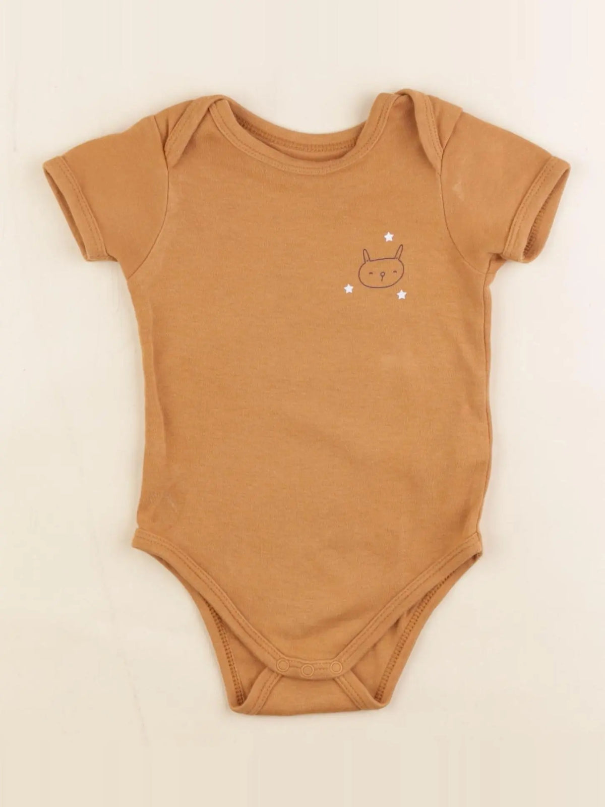 Vertbaudet - body marron - 9 mois