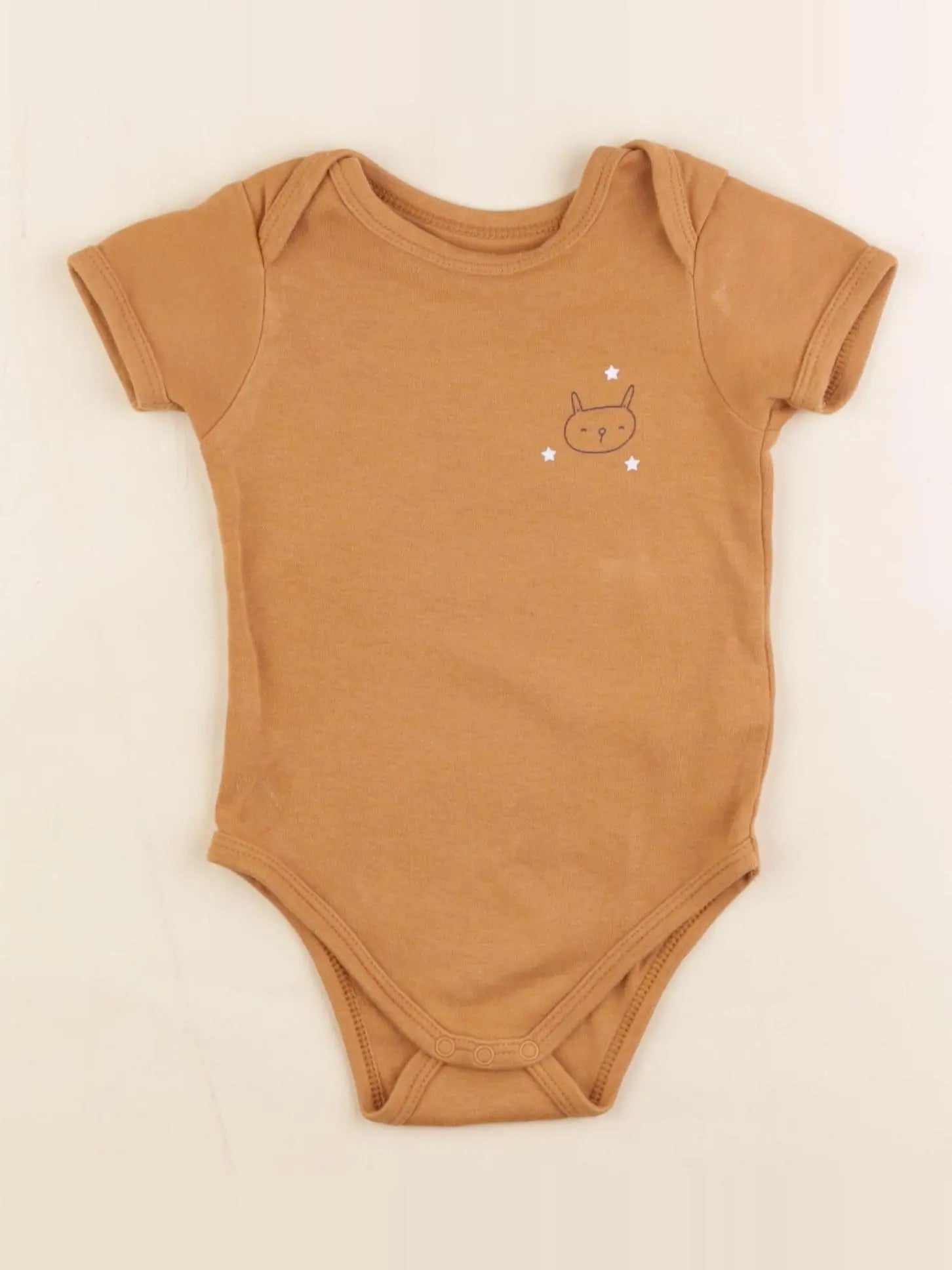 Vertbaudet - body marron - 9 mois