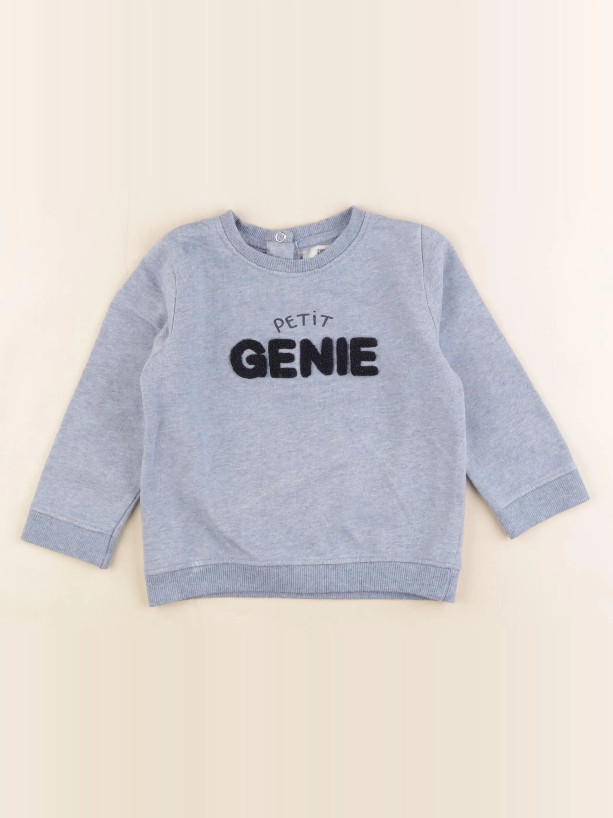 La Redoute - sweat bleu - 2 ans